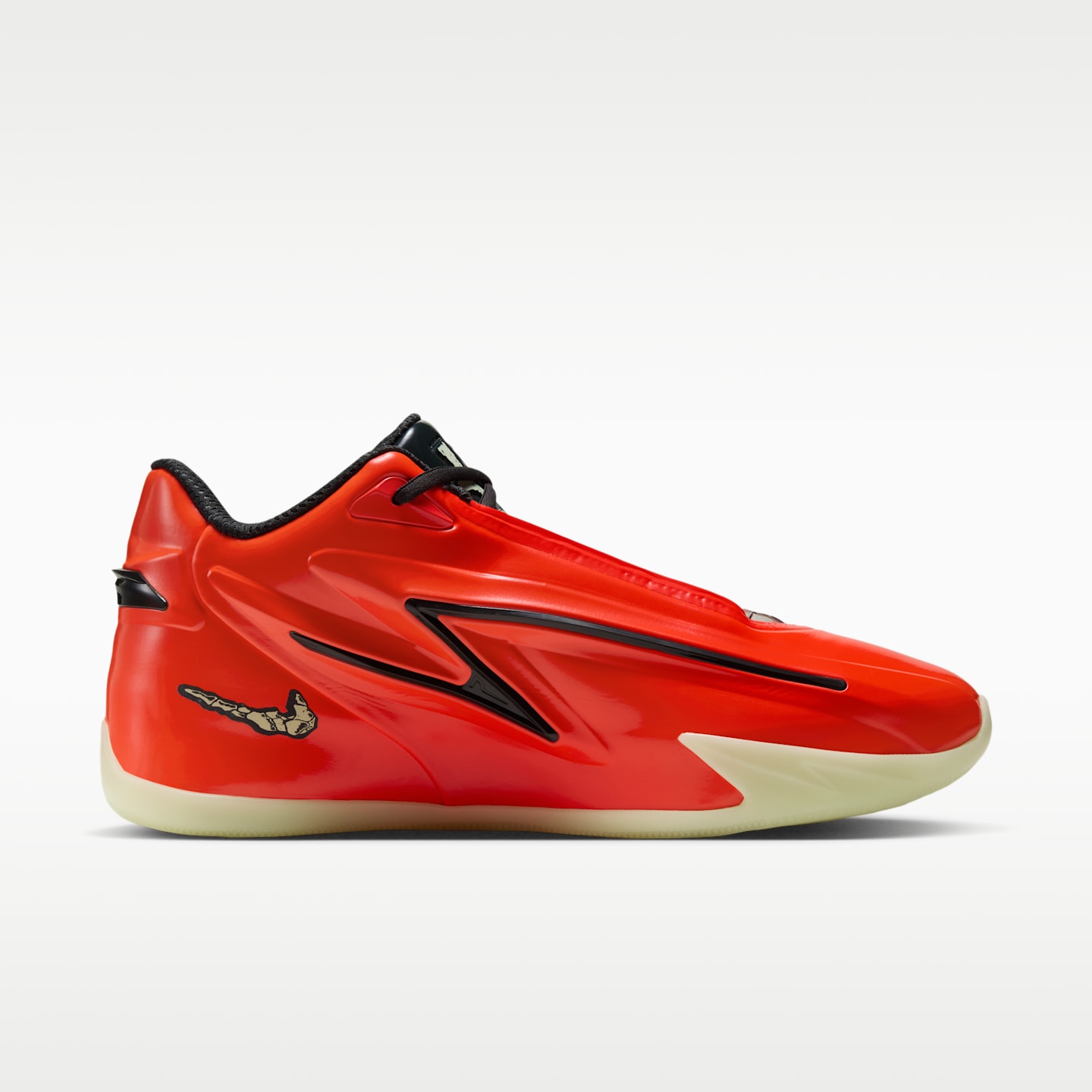 Мужские кроссовки Nike KD19 "Slim Reaper" Basketball, цвет: Малиновый / Лаймовый ледяной — фото 3