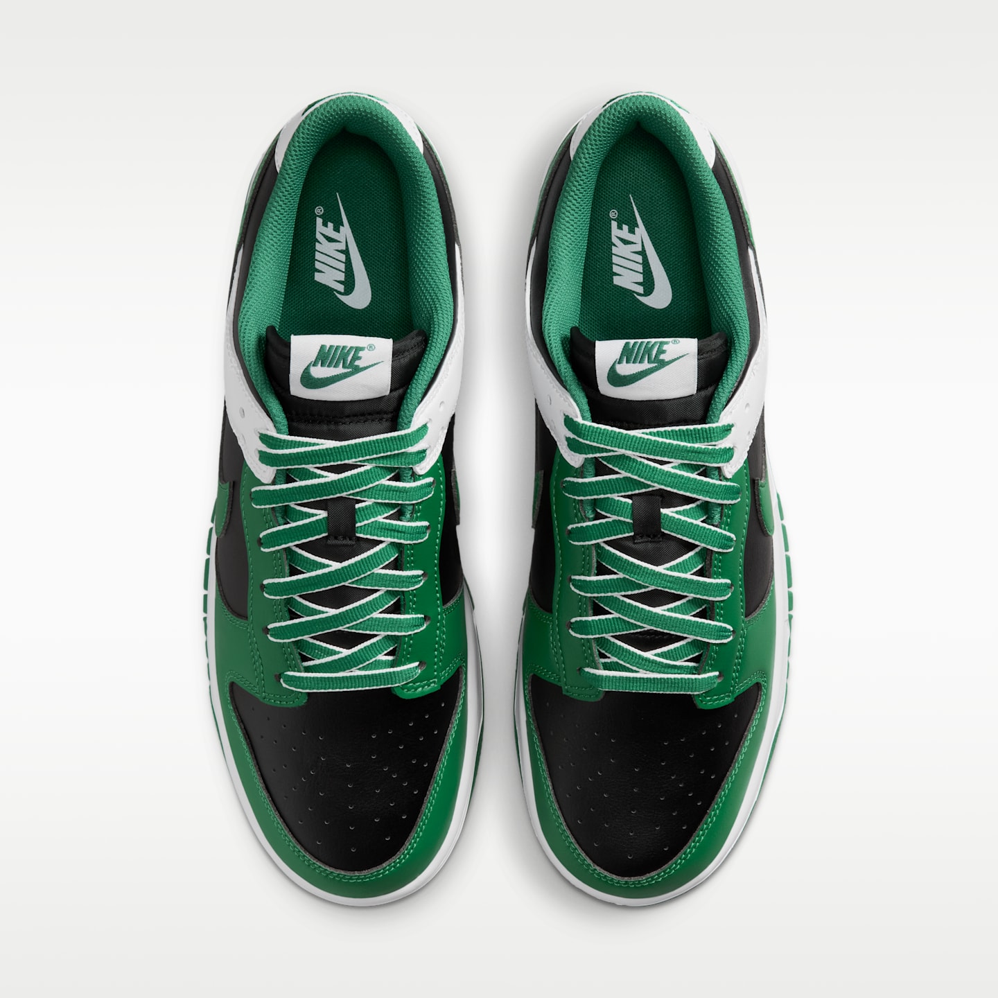 Мужские кроссовки Nike Dunk Low Retro, цвет: Чёрный / Белый, вариант 1 — фото 4
