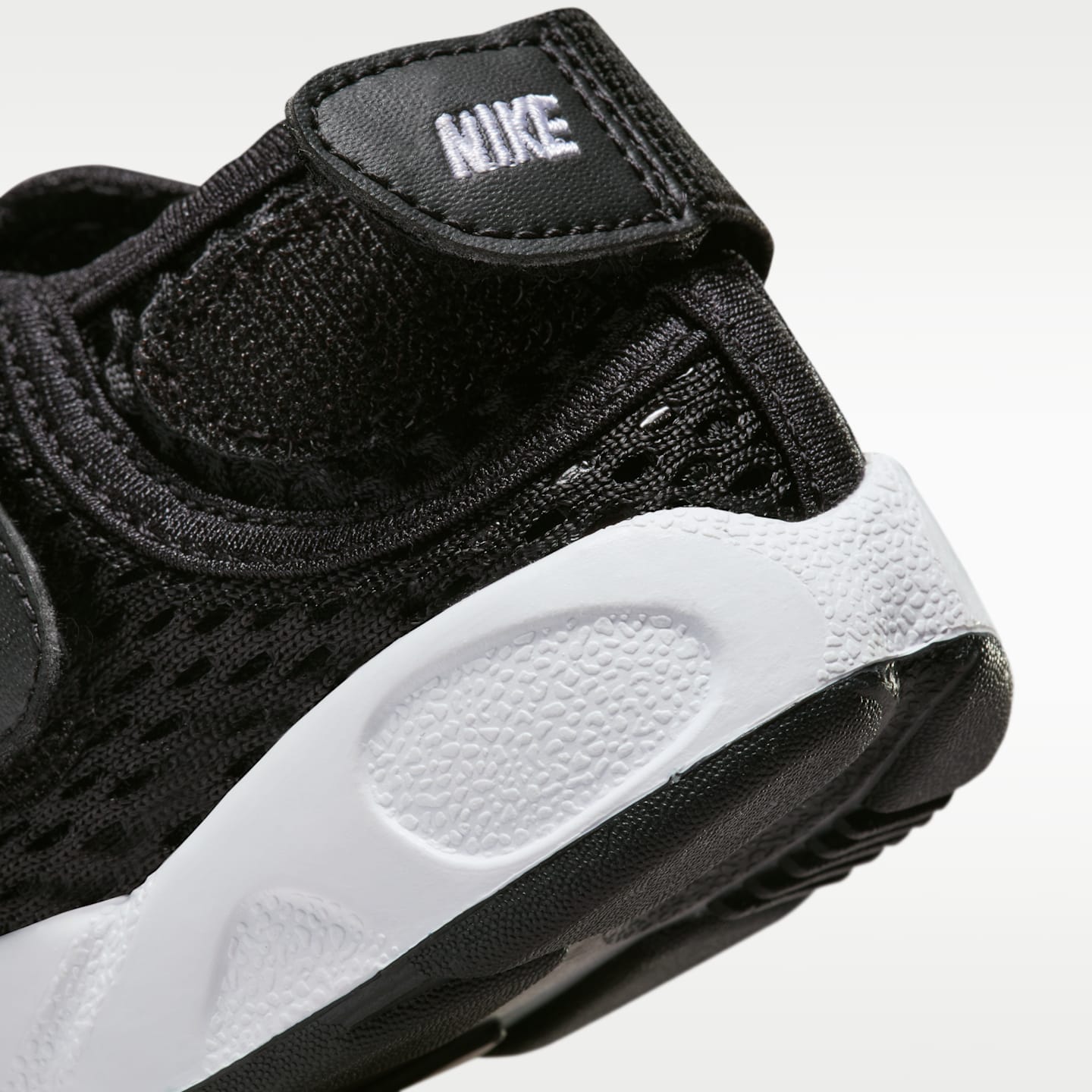 Детские кроссовки Nike Little Rift Baby/Toddler Shoes, цвет: Чёрный / Белый — фото 9