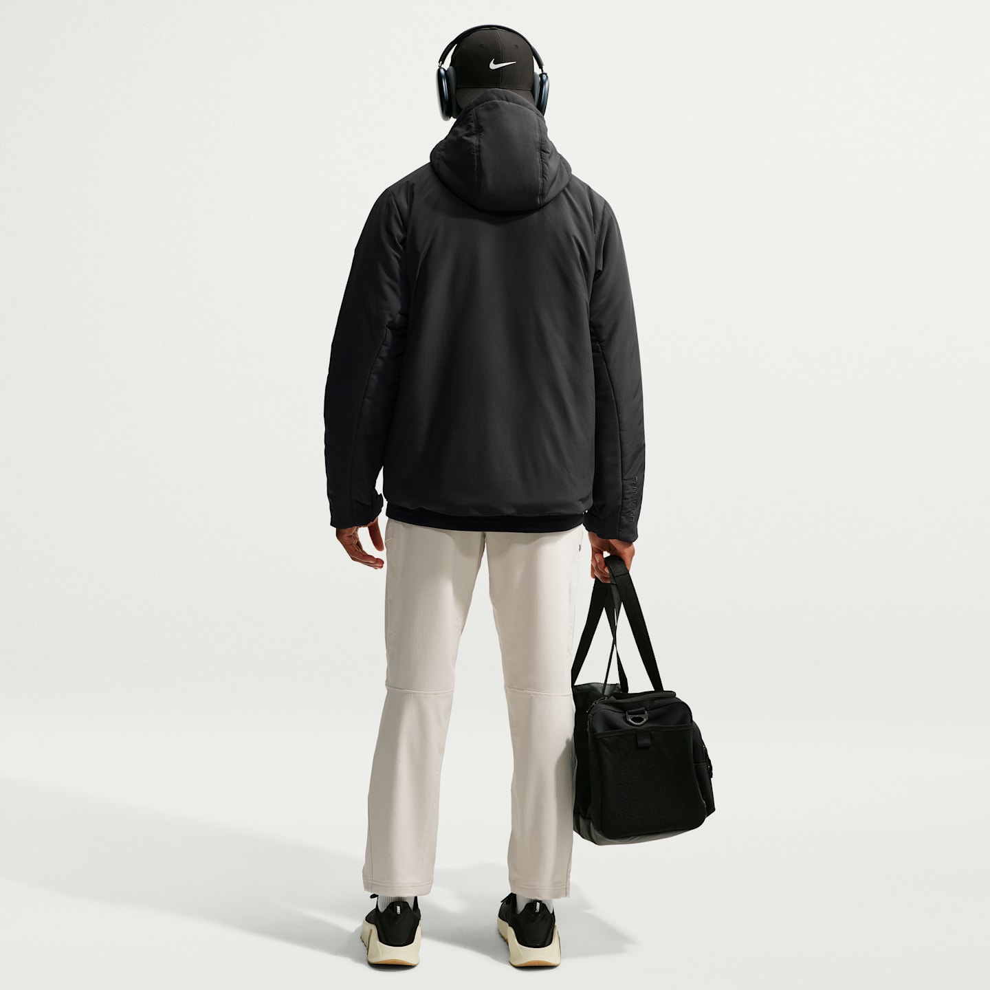 Мужская куртка Nike Unlimited Therma-FIT Repel с капюшоном, цвет: Чёрный — фото 5