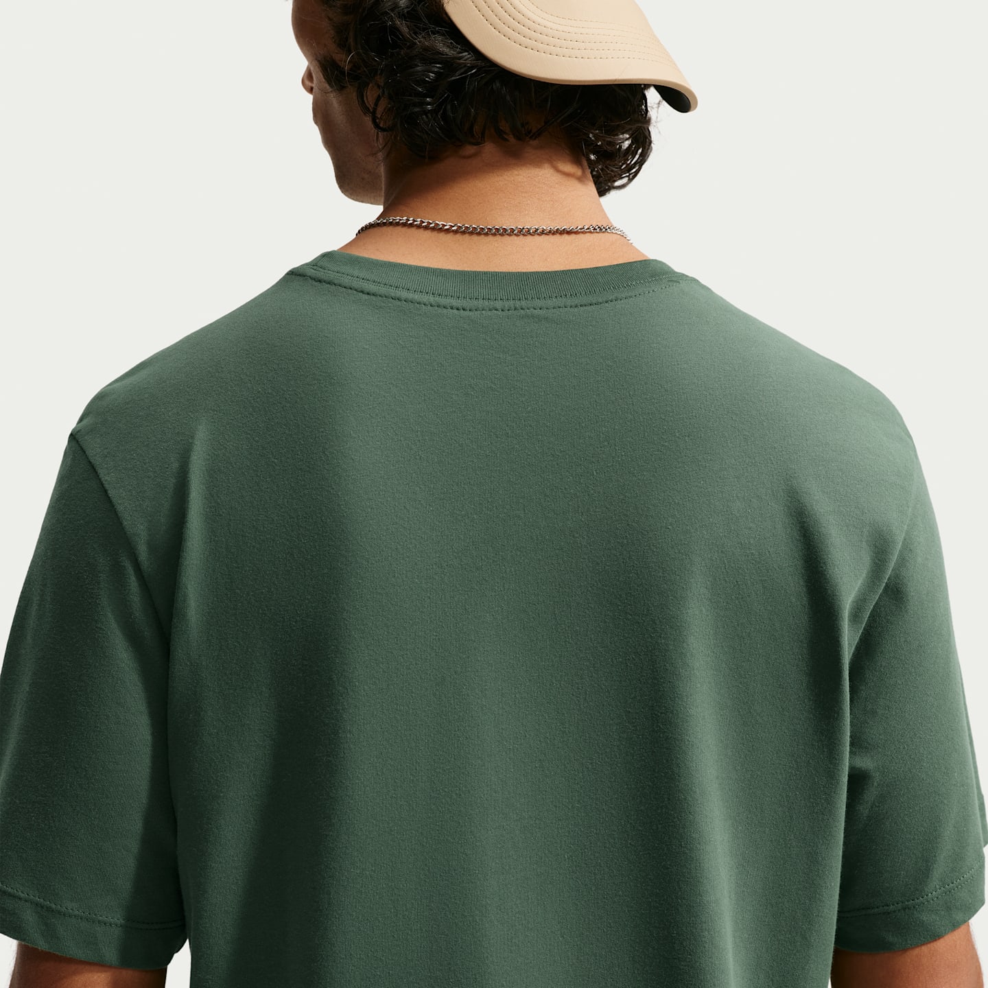 Мужская футболка Nike Dri-FIT Trail Running, цвет: Fir — фото 2