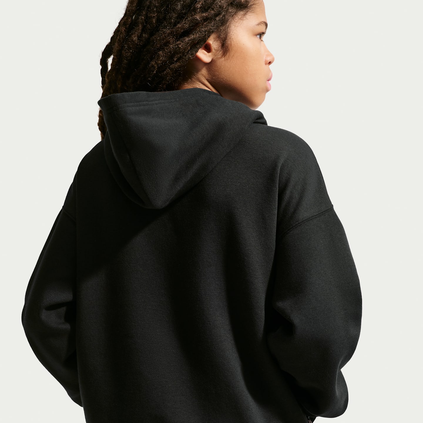 Детское флисовое худи Nike ACG, цвет: Чёрный / Оранжевый — фото 2