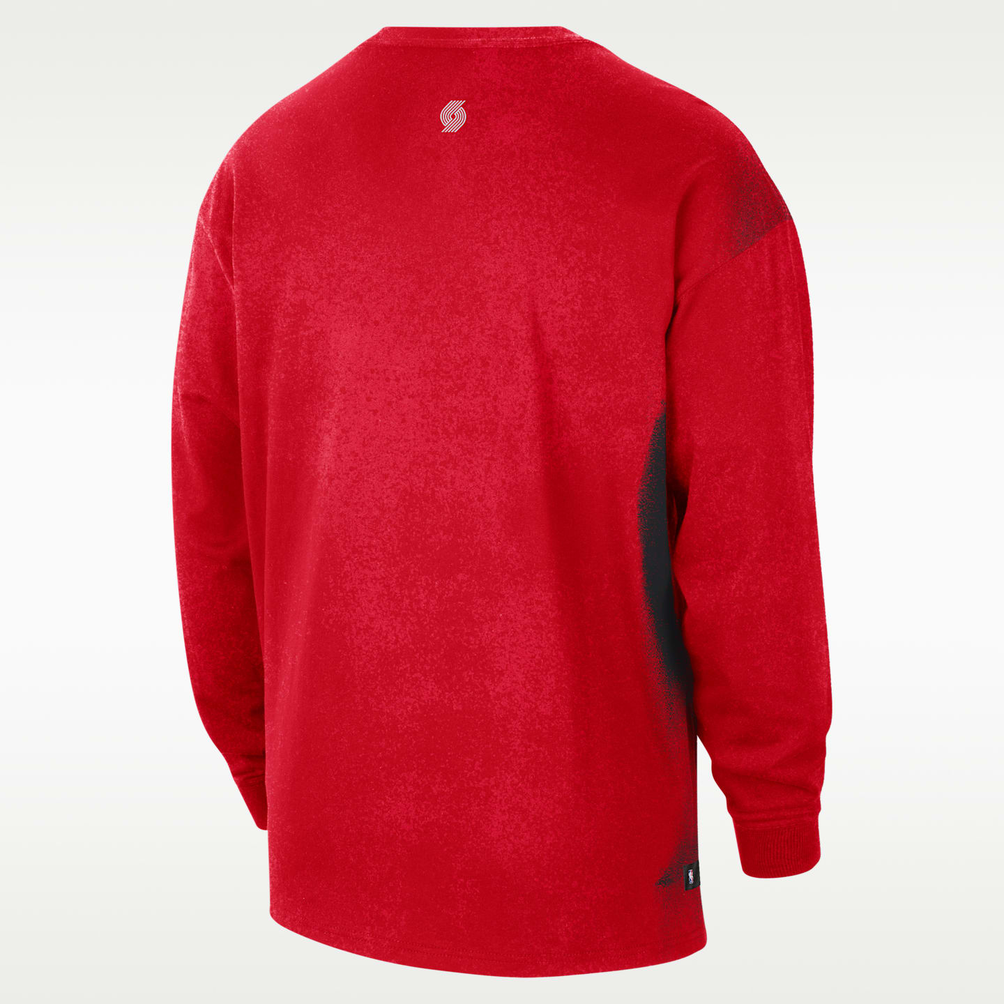 Мужские футболки Nike Portland Trail Blazers Essential Anthem Long-Sleeve Basketball, цвет: Красный — фото 2