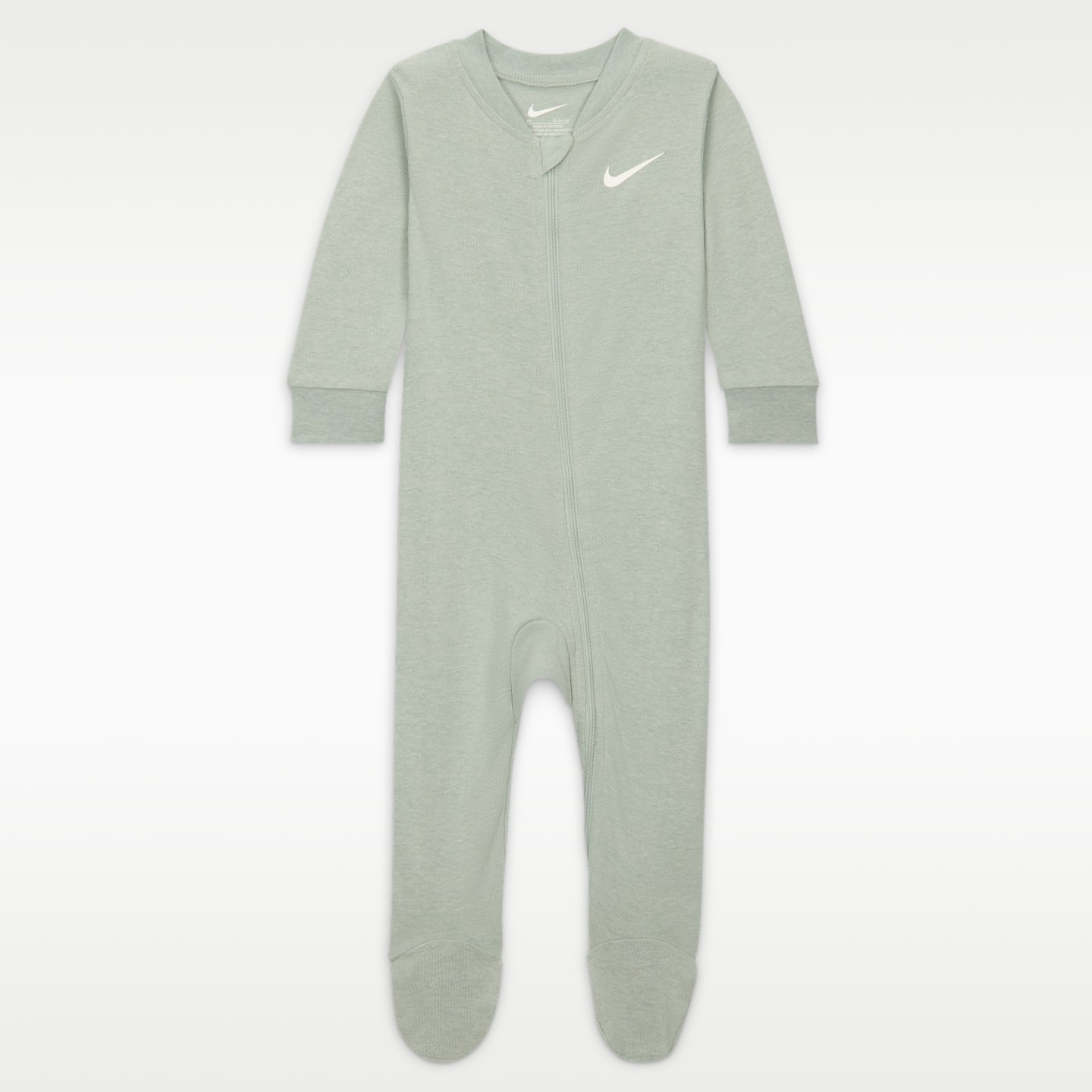Комбинезон Nike Essentials Baby Pointelle Coverall для малышей, цвет: Серый — фото 1