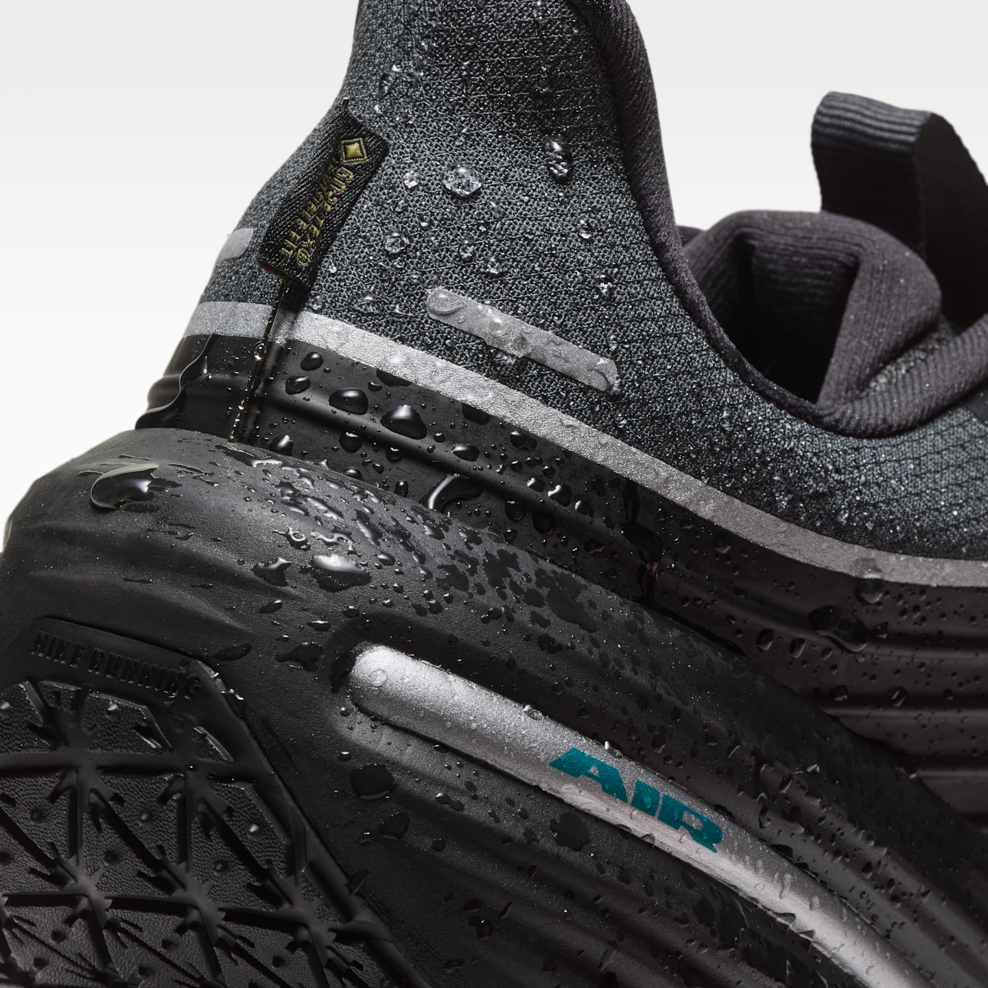 Мужские кроссовки Nike Winflo 12 GORE-TEX Waterproof Road Running, цвет: Антрацитовый / Чёрный — фото 10