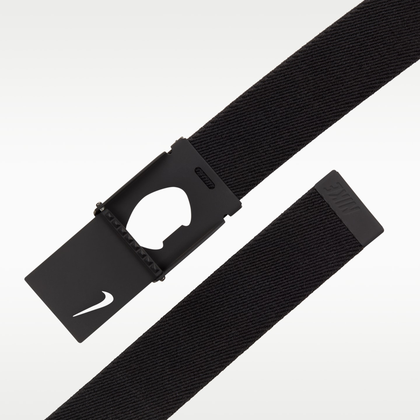 Мужской ремень Nike Outsole Stretch Web Belt, цвет: Чёрный — фото 3