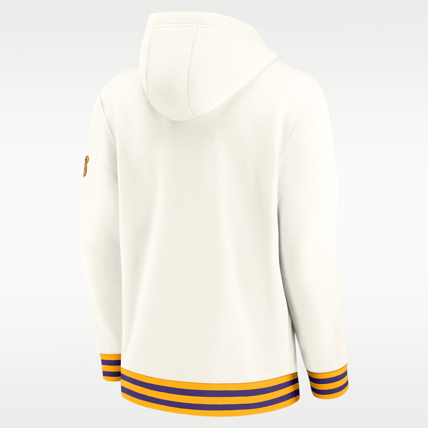 Мужские худи LSU Legacy Nike College Pullover, цвет: Кремовый / Золотой — фото 2
