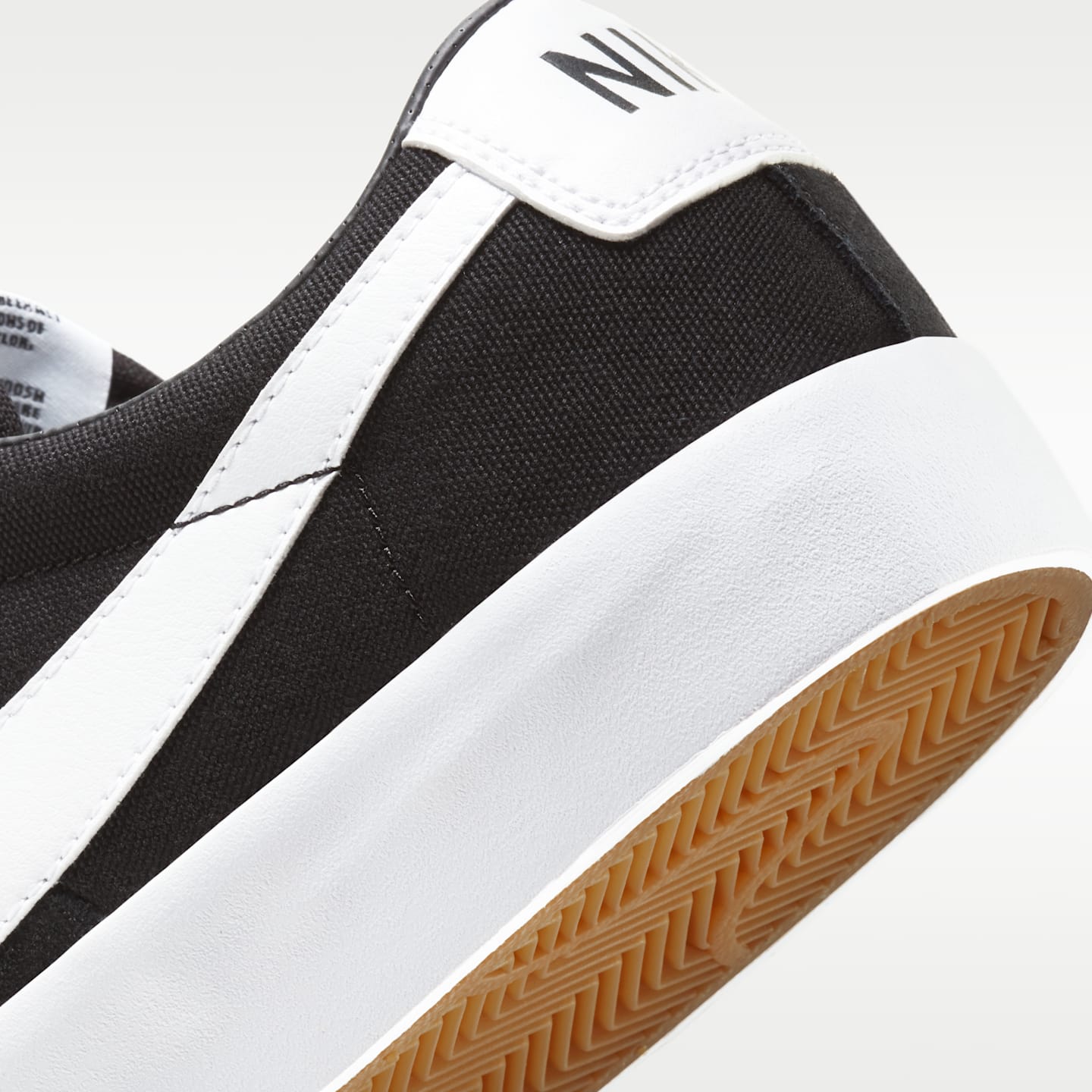 Пиджак Nike SB Zoom Blazer Low Pro GT Skate Shoes, цвет: Чёрный / Карамельный коричневый — фото 8