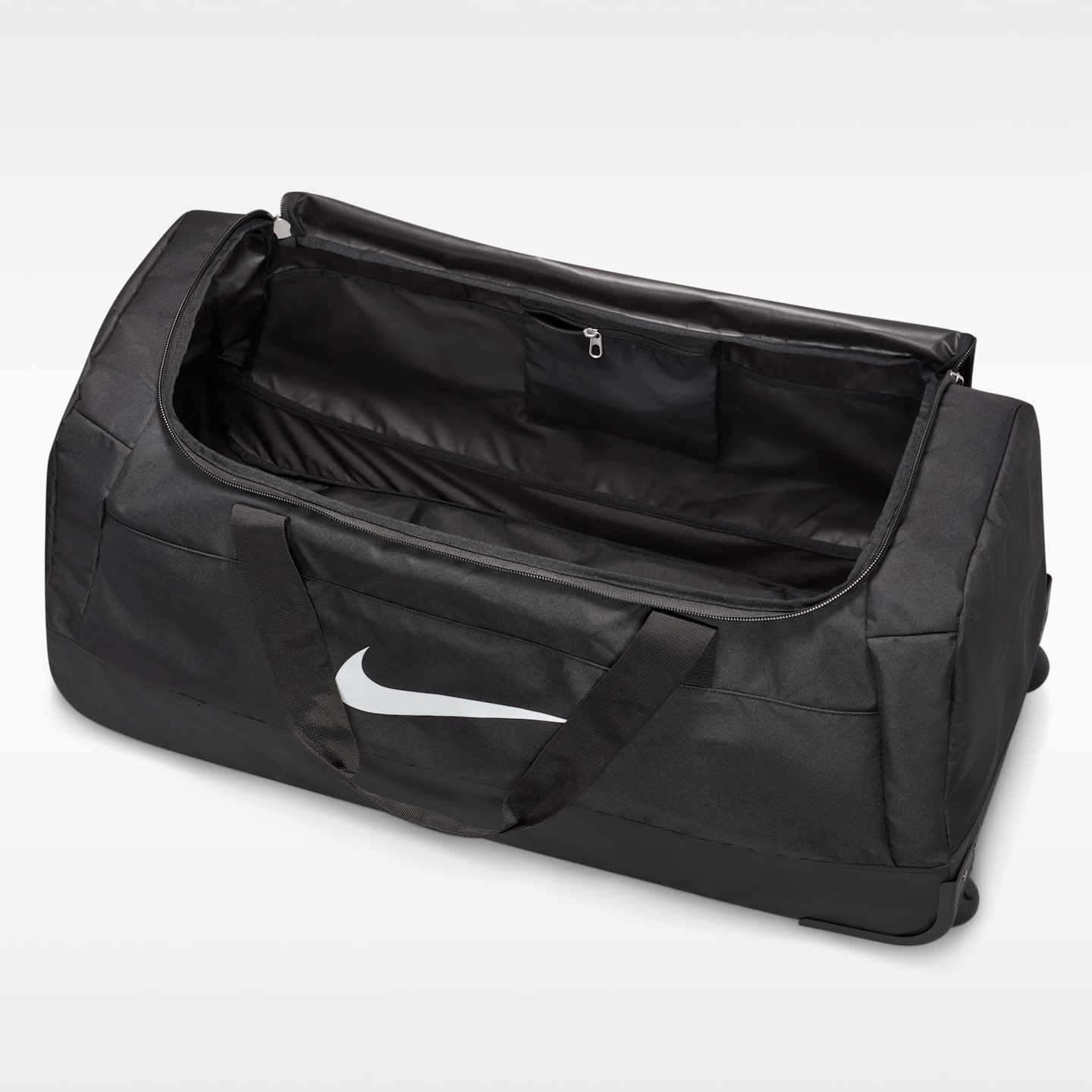Командная сумка на колёсах Nike Club, 120 л, цвет: Чёрный / Белый — фото 5