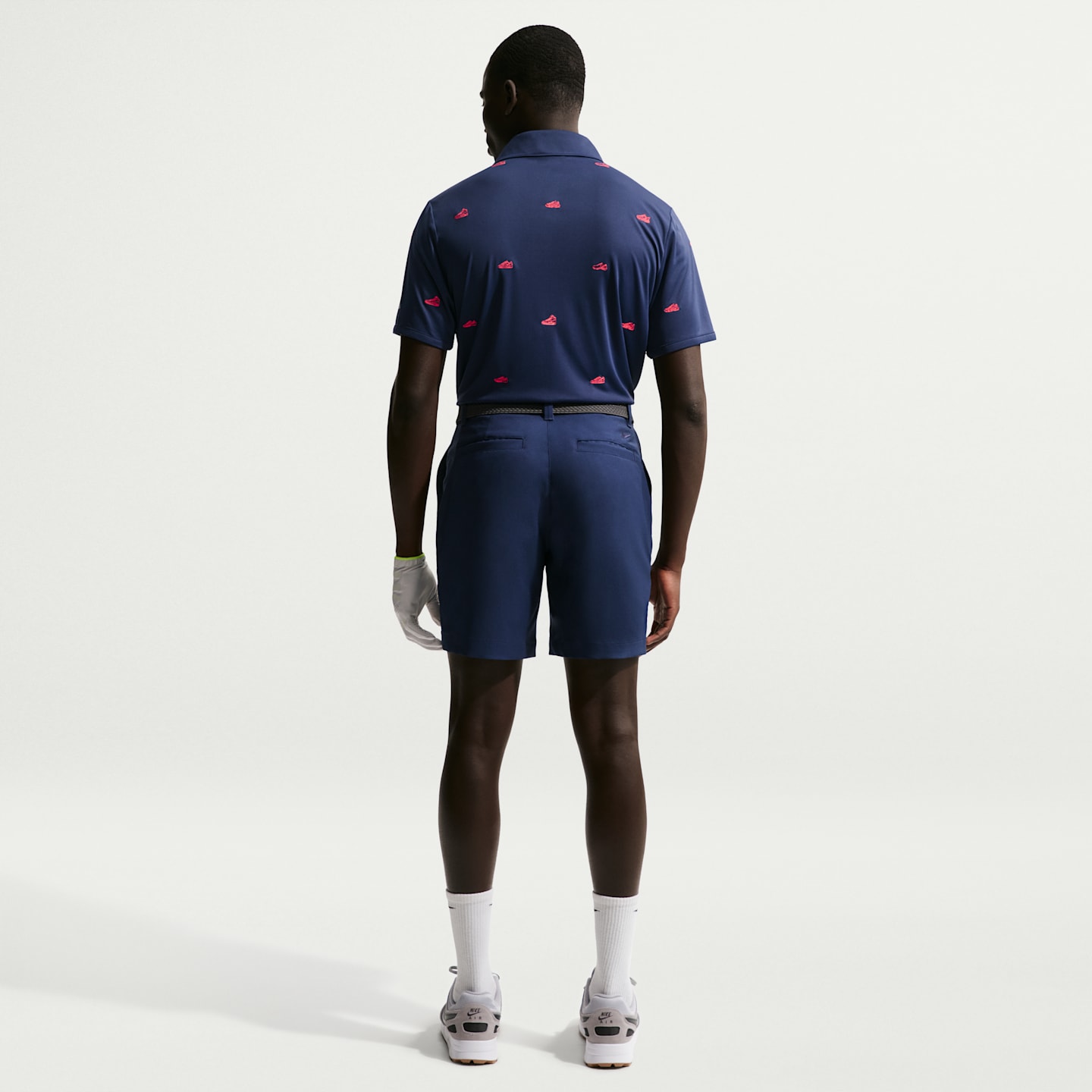 Мужское поло Nike Par Dri-FIT Polo, цвет: Тёмно-синий — фото 5