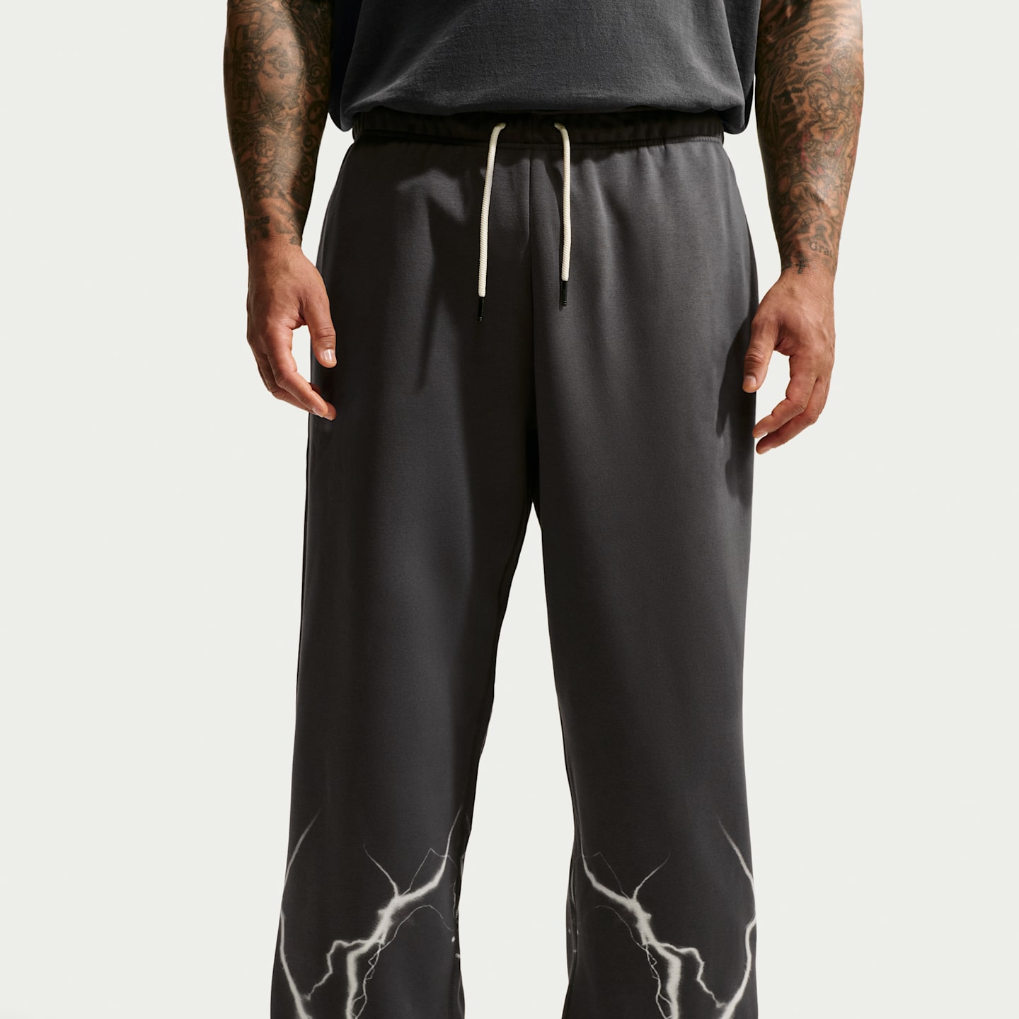 Мужские баскетбольные брюки Nike Standard Issue с начёсом, цвет: Антрацитовый / Белый — фото 7