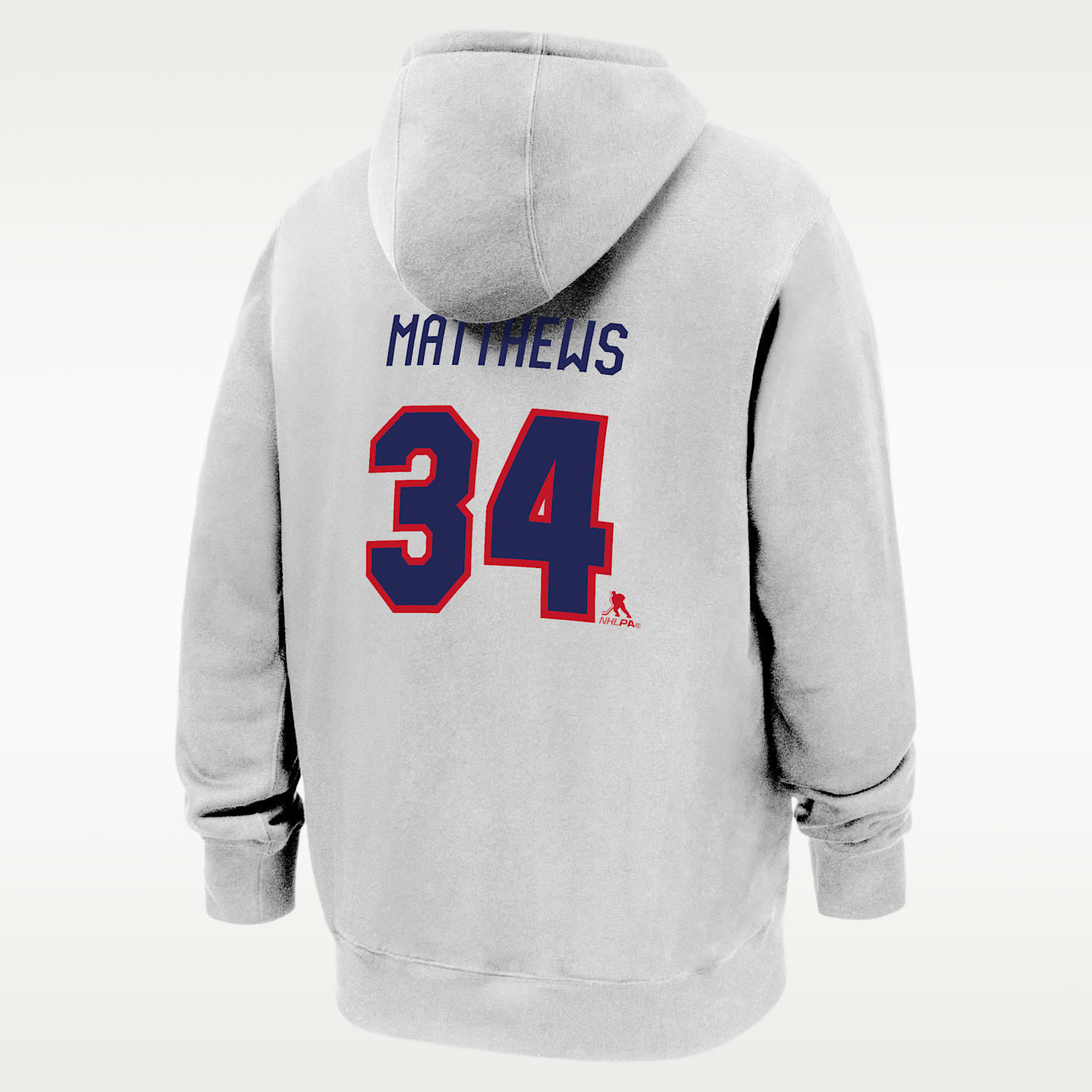 Мужское хоккейное худи Nike Auston Matthews "Team USA" Club Fleece, цвет: Белый — фото 2