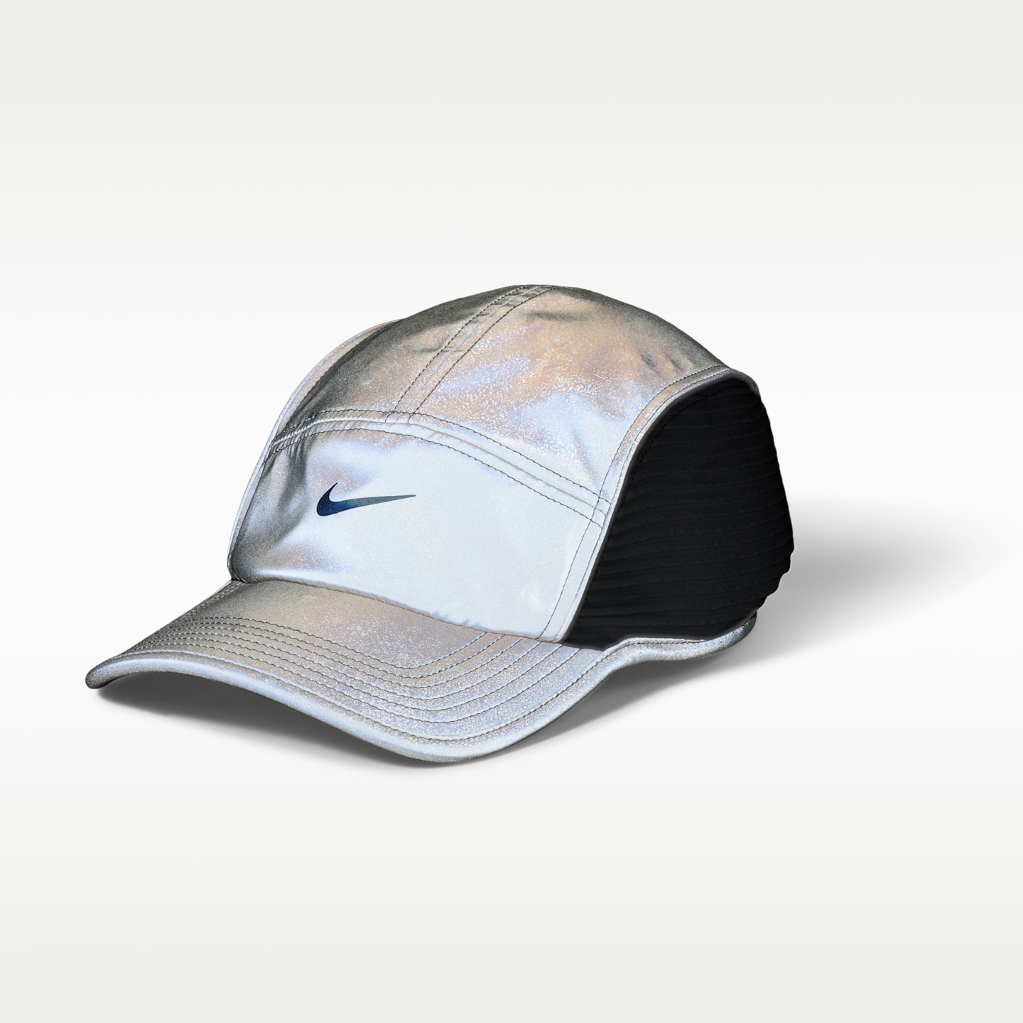 Мужская кепка Nike Fly Dri-FIT ADV Unstructured Running, цвет: Серый / Белый — фото 7