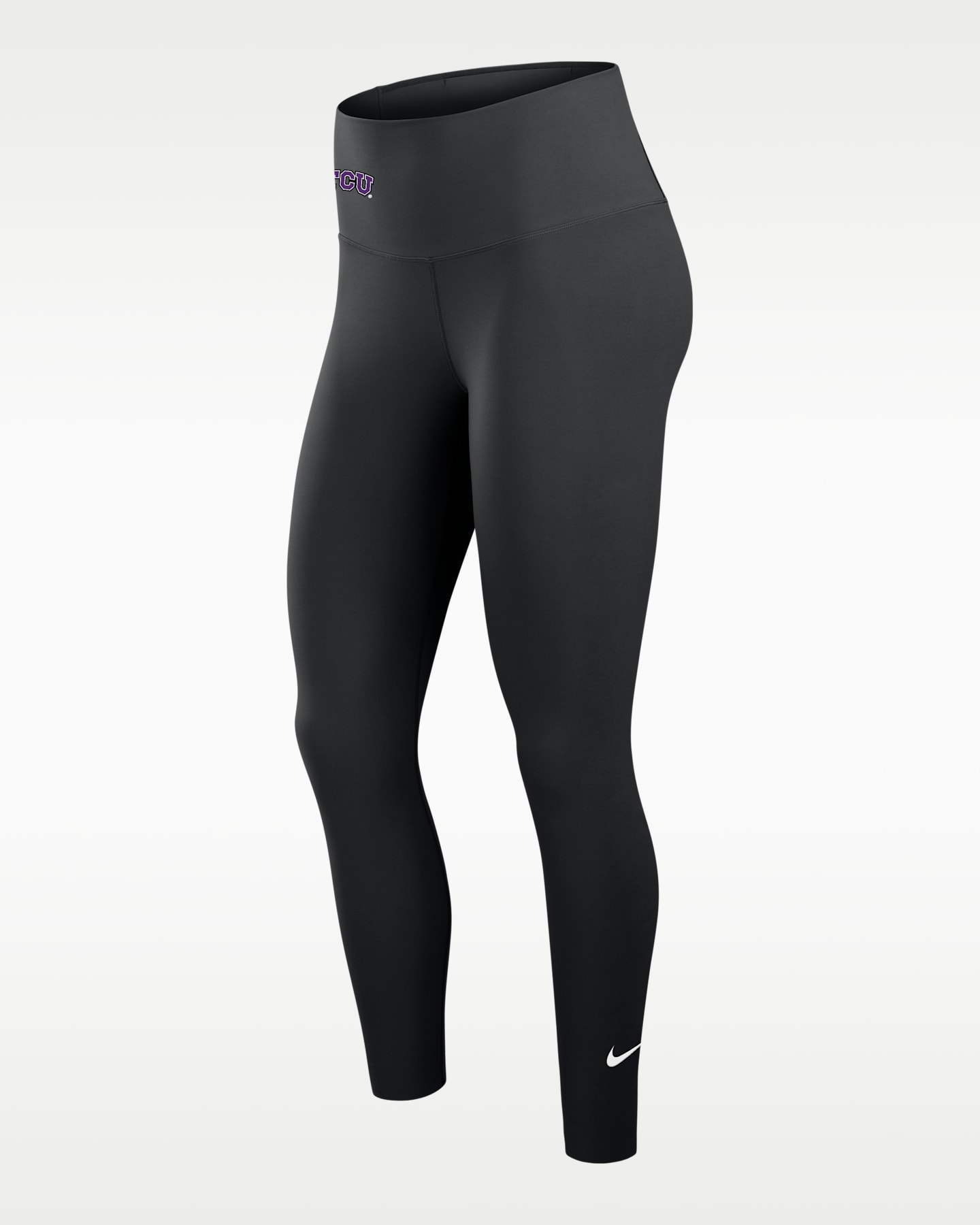 Женские леггинсы Nike One TCU Dri-FIT с высокой посадкой, цвет: Чёрный — фото 2