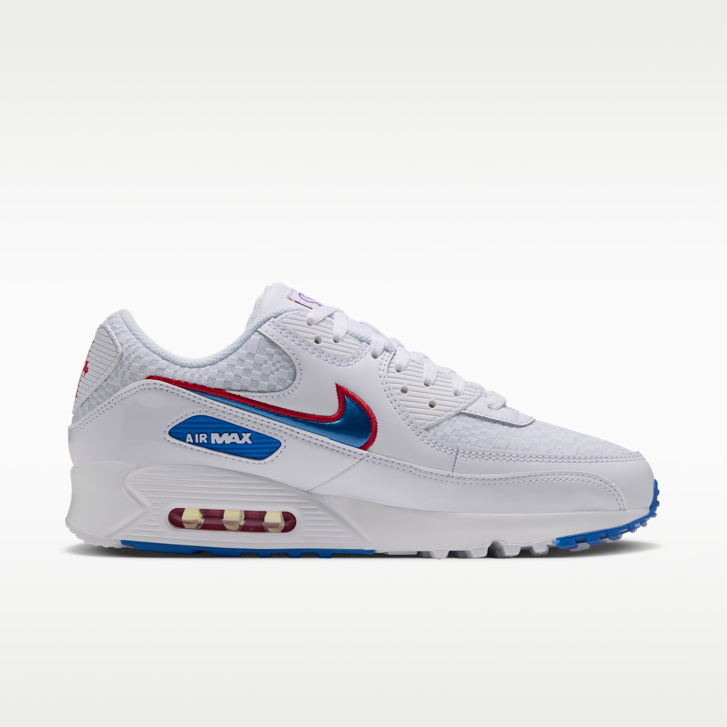 Мужские кроссовки Nike Air Max 90 (Houston Texans) NFL, цвет: Белый / Синий — фото 3