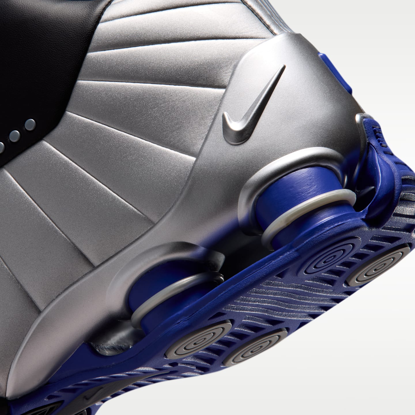 Мужские кроссовки Nike Shox BB4 Basketball, цвет: Чёрный / Серебряный — фото 8
