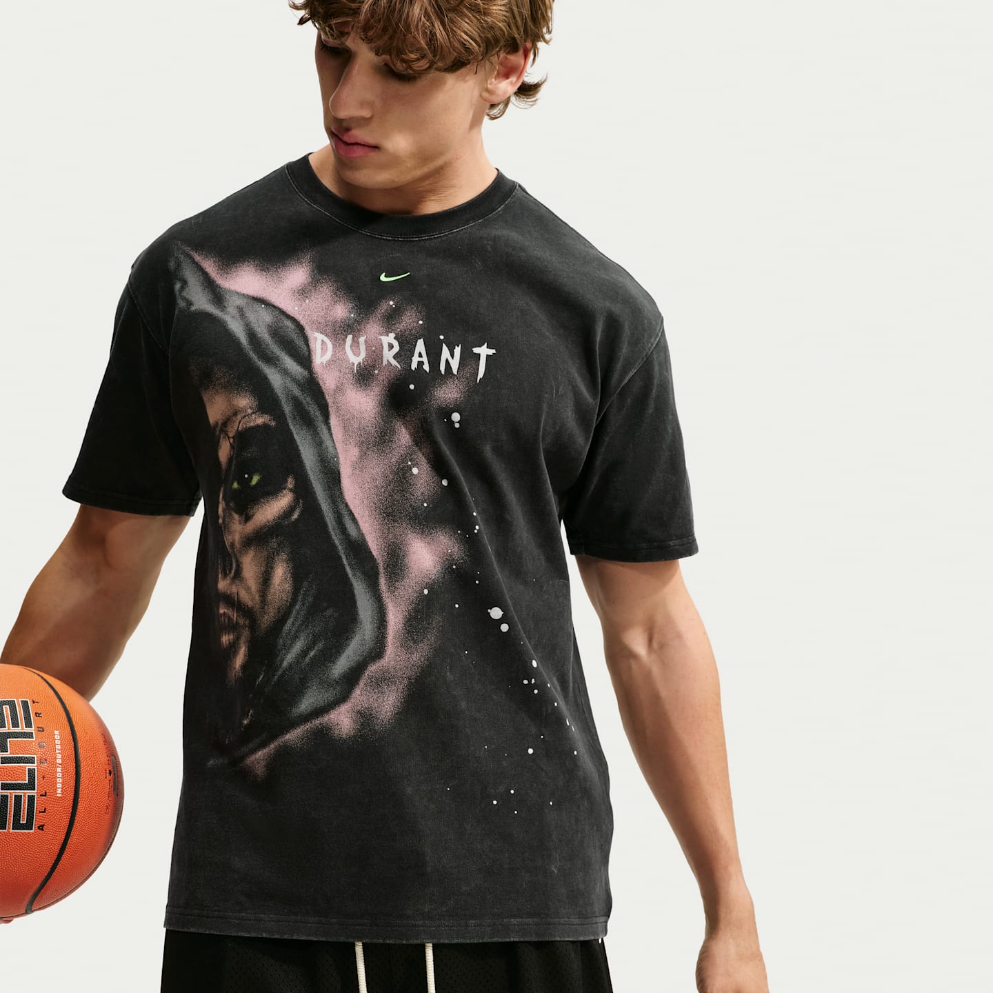 Мужская футболка Nike KD "Halloween" Basketball, цвет: Чёрный — фото 3
