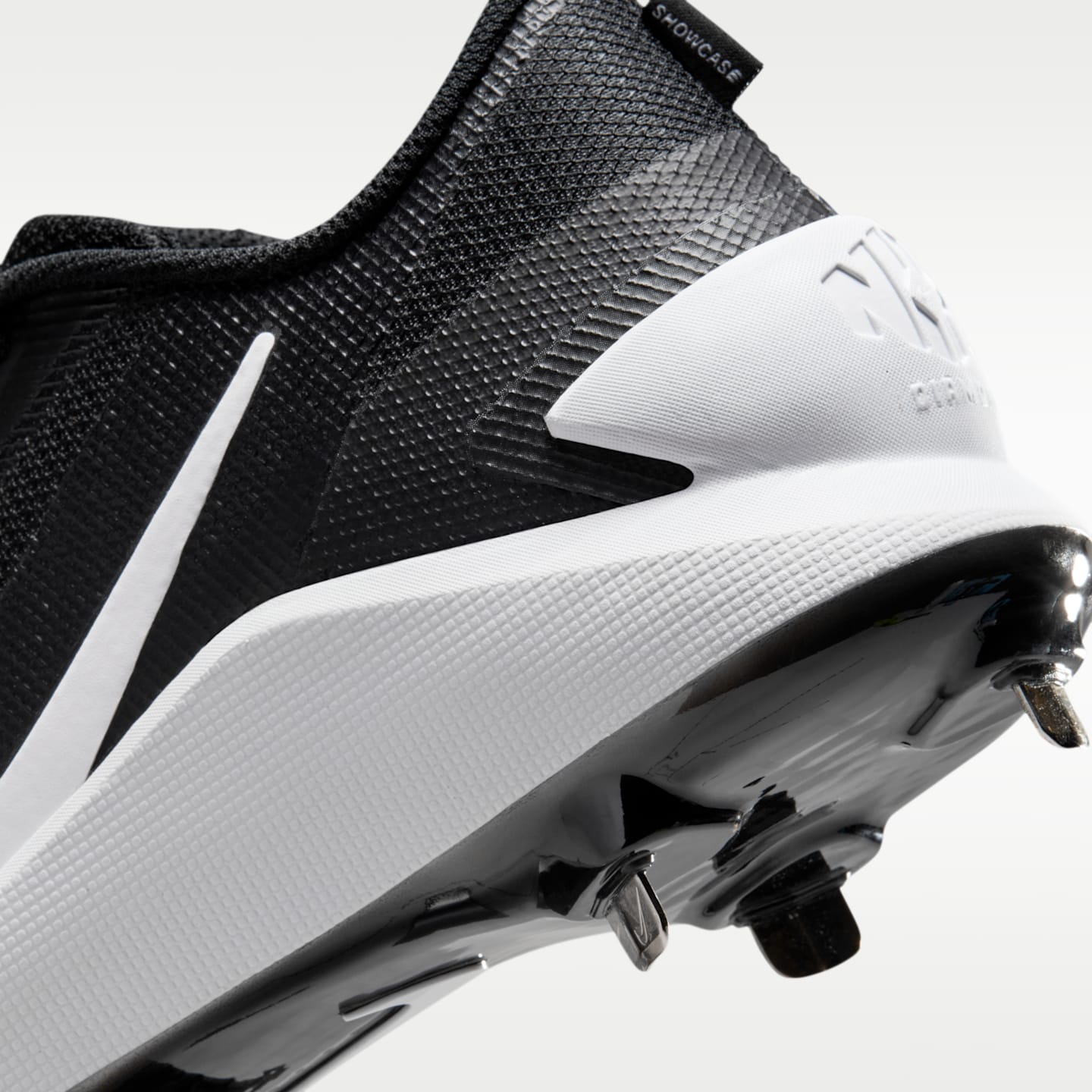 Женские бутсы Nike Diamond Showcase MTL Baseball Cleats, цвет: Чёрный / Белый — фото 9