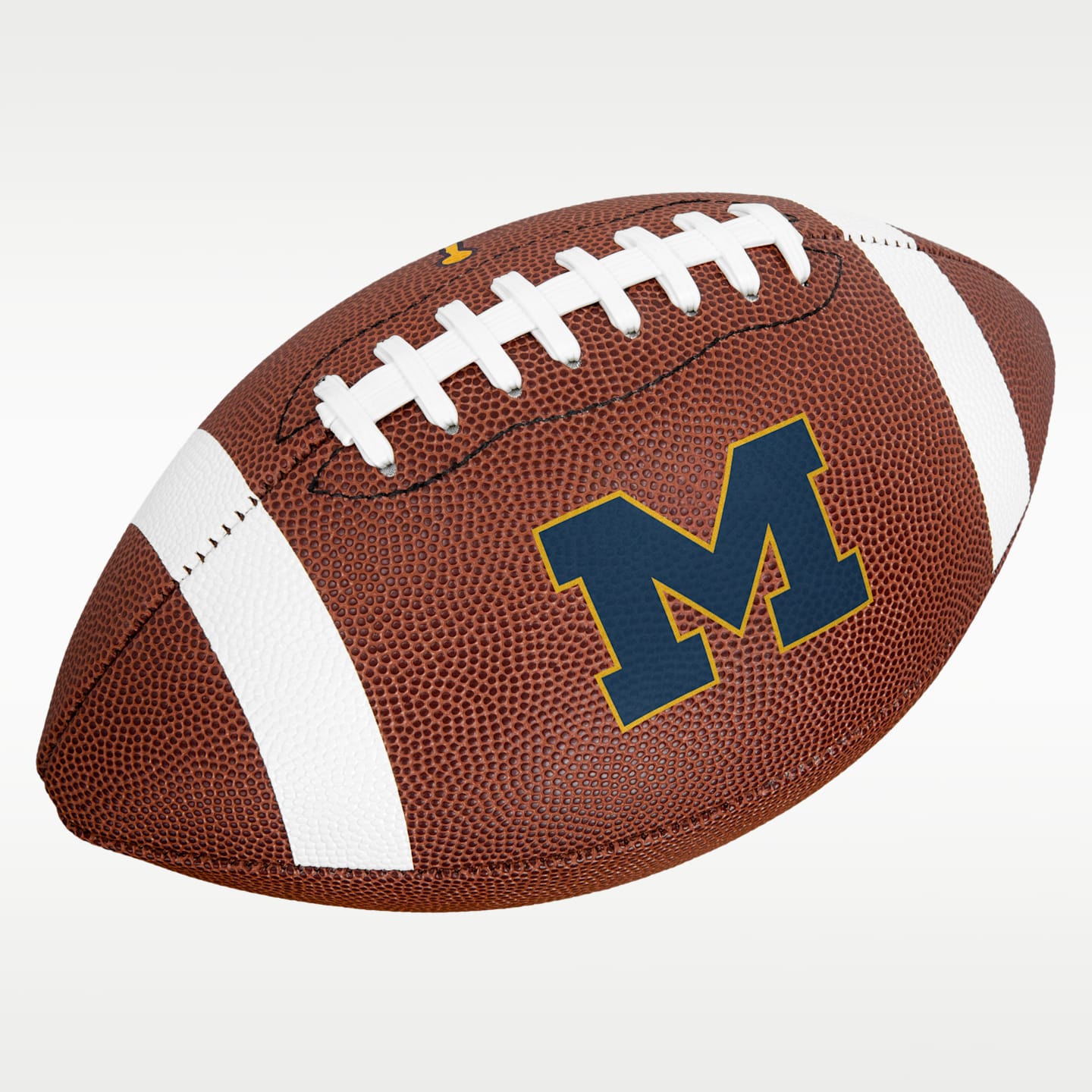 Мяч Michigan Wolverines Nike College Replica Football, цвет: Коричневый — фото 1