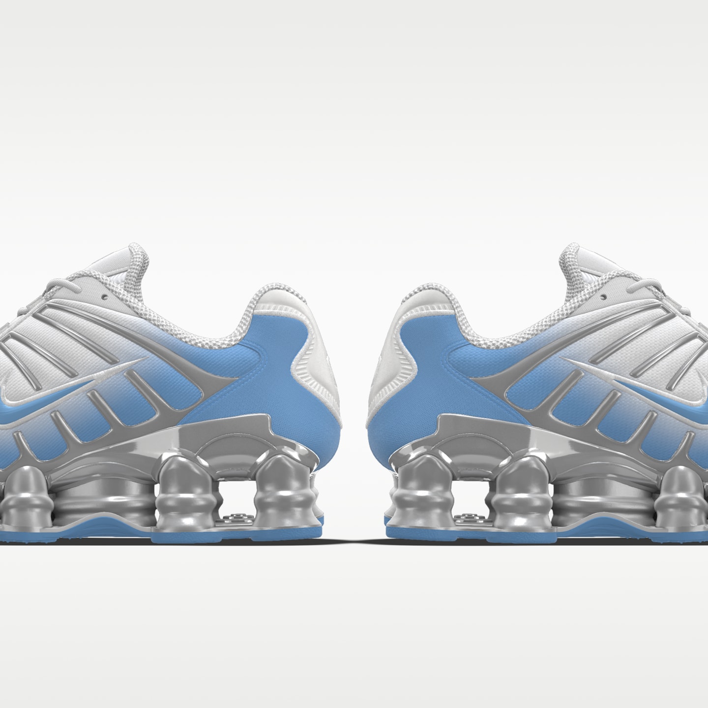 Женские кроссовки Nike Shox TL By You Custom, цвет: Разноцветный — фото 7