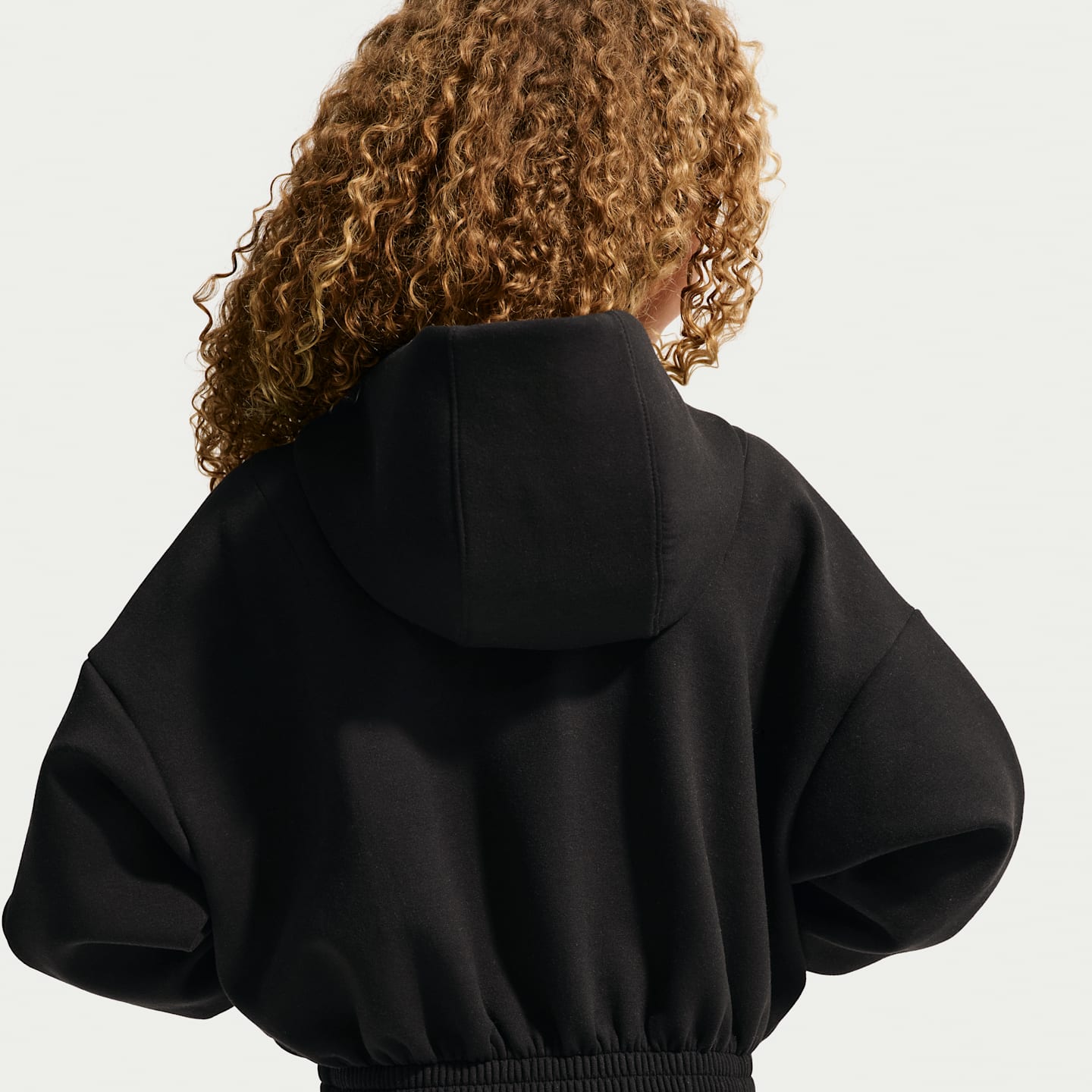 Детский комплект Nike Luxe Perform из 2 предметов с худи на молнии, цвет: Чёрный — фото 3
