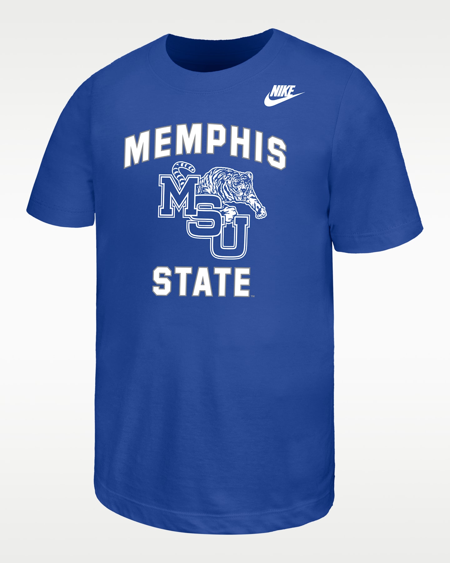 Детская футболка Nike Memphis Tigers Football, цвет: Королевский синий — фото 2