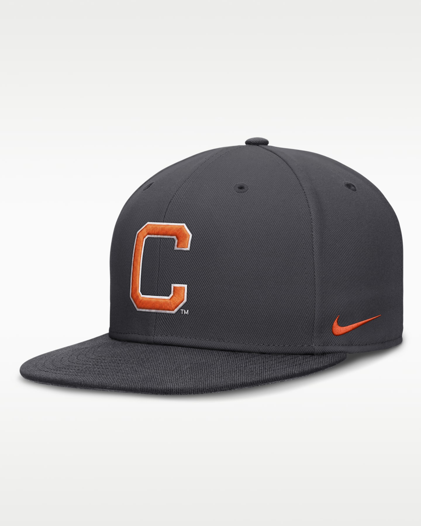 Мужская бейсболка Nike Clemson Pro Dri-FIT College, фиксированный размер, цвет: Антрацитовый — фото 3