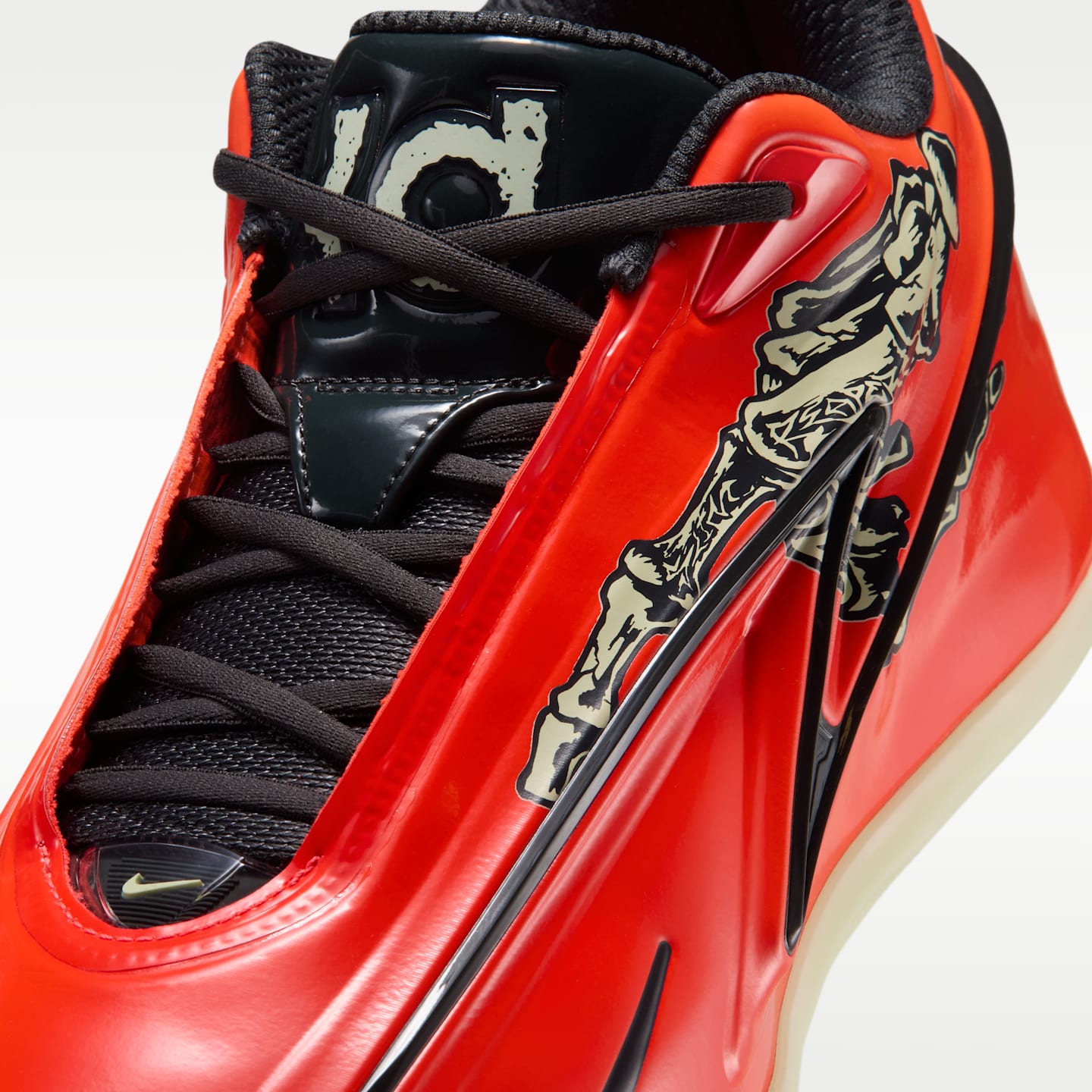 Мужские кроссовки Nike KD19 "Slim Reaper" Basketball, цвет: Малиновый / Лаймовый ледяной — фото 7