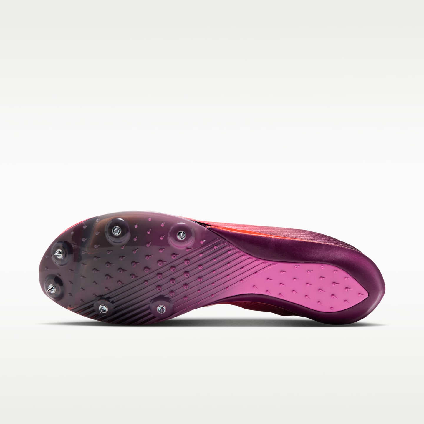 Мужские кроссовки Nike Maxfly 2 Track & Field Sprinting Spikes, цвет: Бордо / Яркий малиновый — фото 2