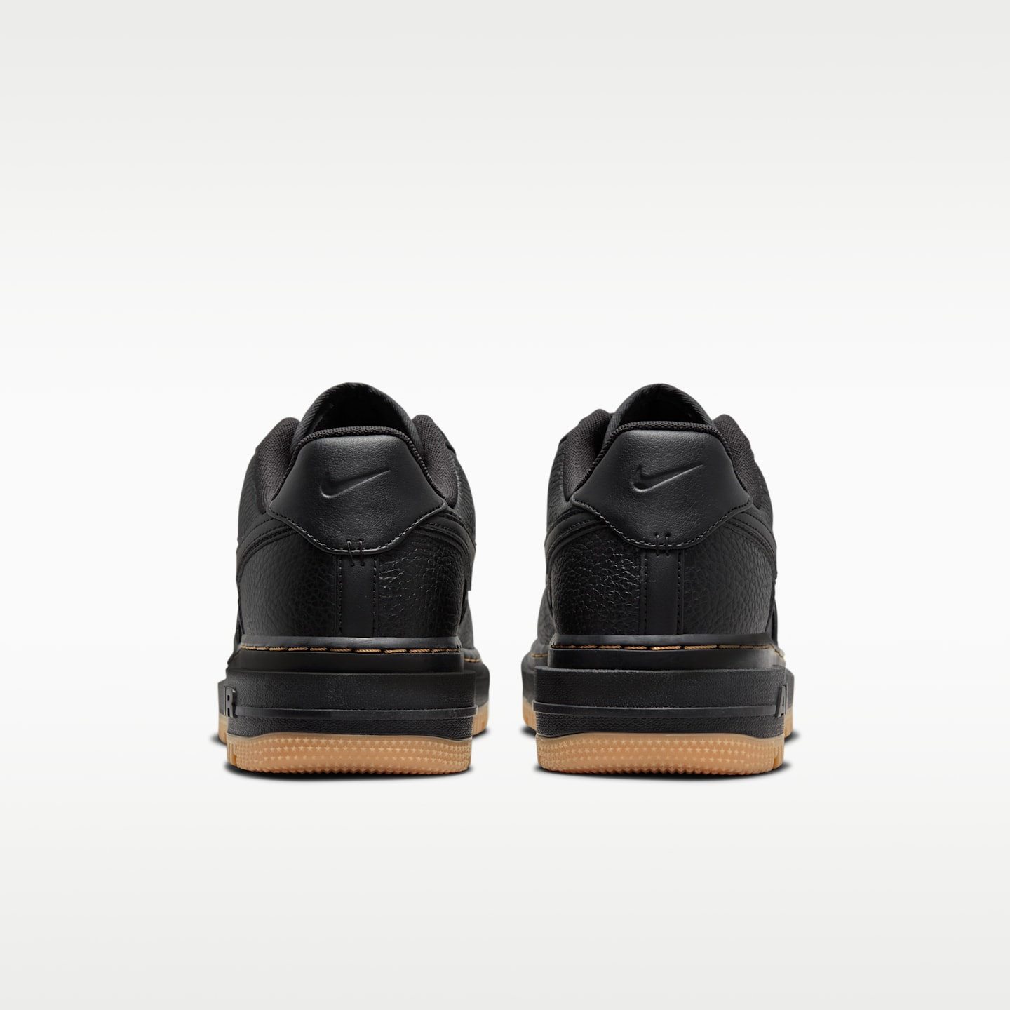Мужские кроссовки Nike Air Force 1 Luxe, цвет: Чёрный / Карамельный жёлтый — фото 6
