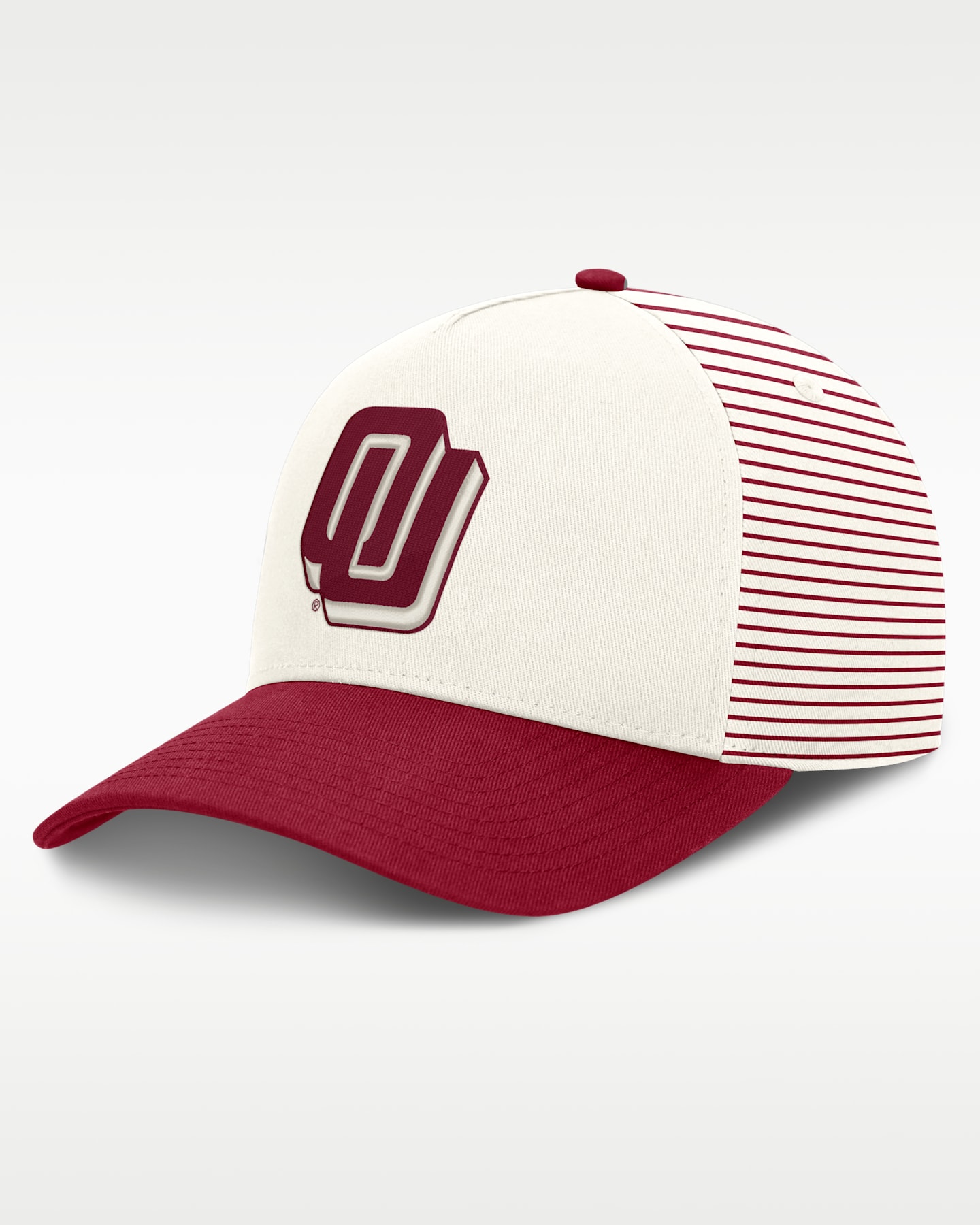 Мужская бейсболка Nike Oklahoma Rise Dri-FIT регулируемая, цвет: Белый — фото 3