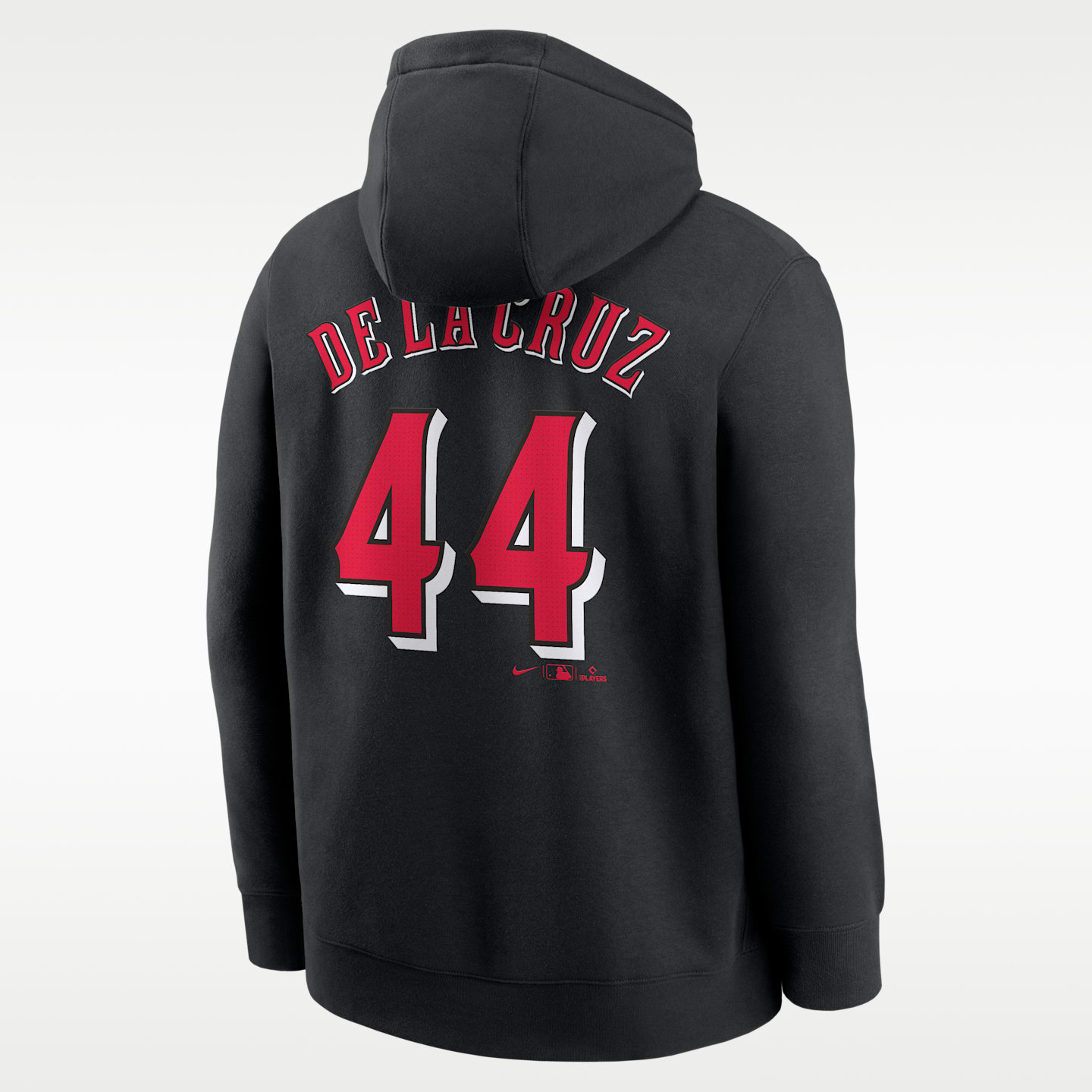 Мужское худи Nike Elly De La Cruz Cincinnati Reds Club MLB, цвет: Чёрный — фото 2