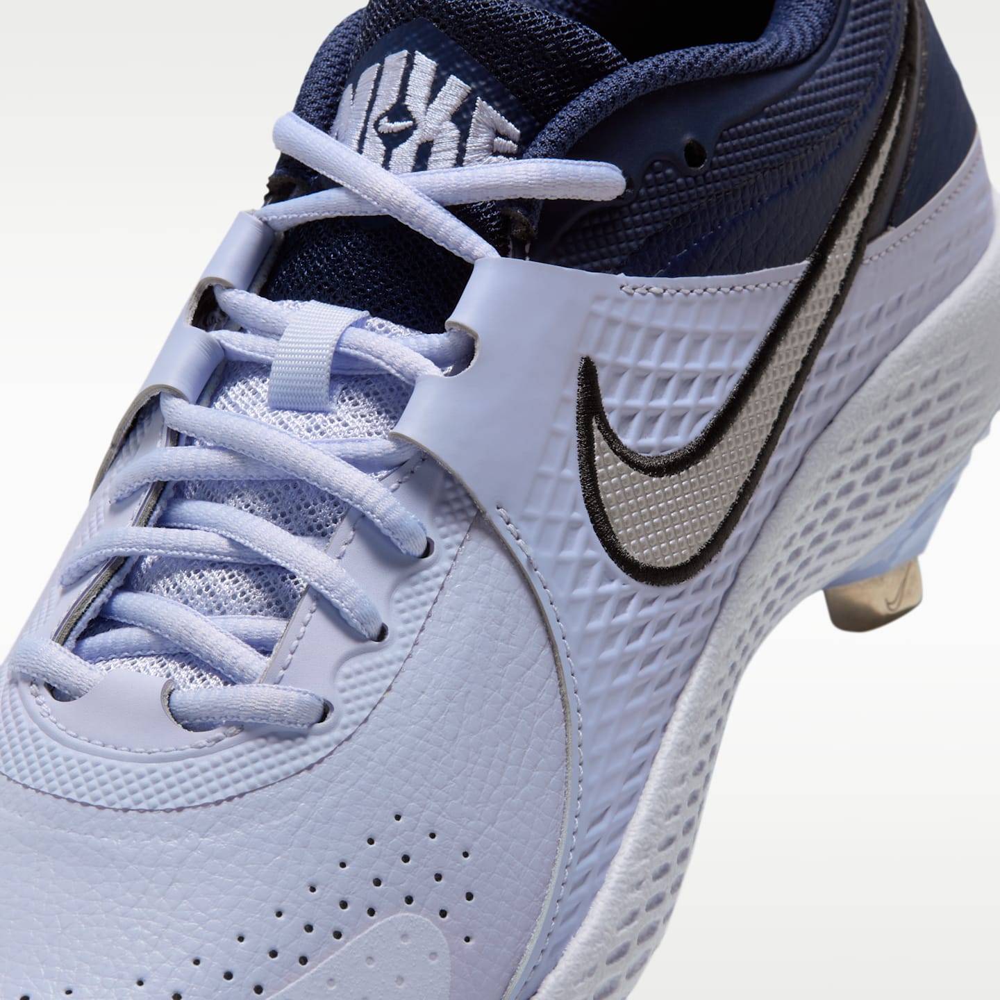 Женские бутсы Nike Diamond Gamer MTL Softball, цвет: Фиолетовый / Тёмно-синий — фото 8
