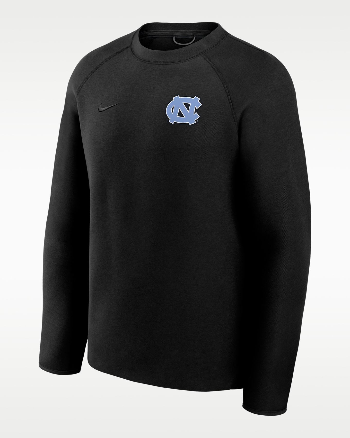 Мужской флисовый свитшот Nike North Carolina Tech Fleece, цвет: Чёрный — фото 3