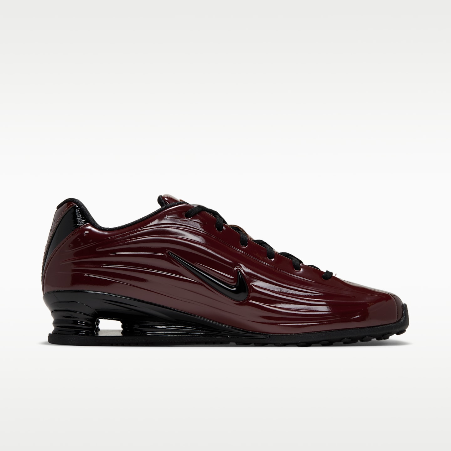 Женские кроссовки Nike Shox Z Patent Leather, цвет: Чёрный — фото 3