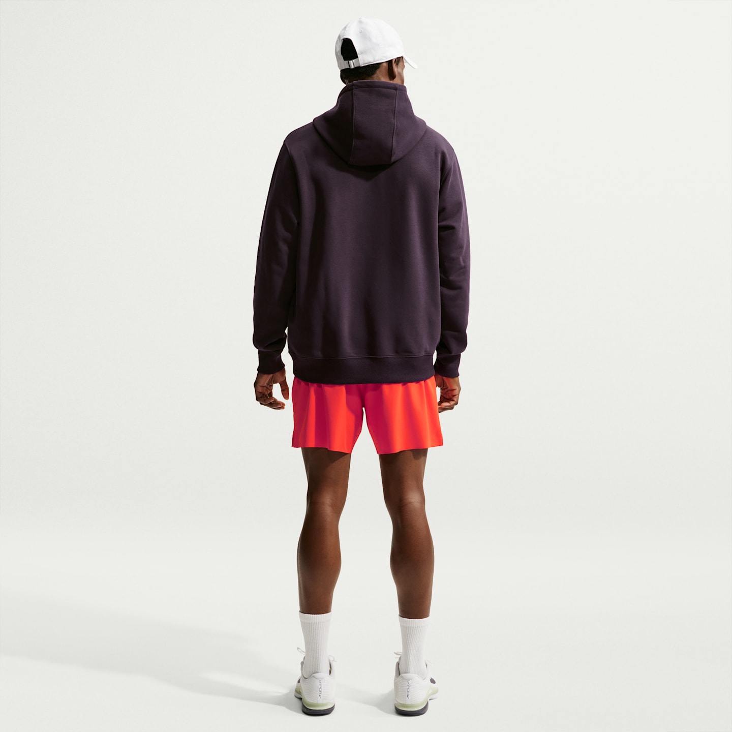 Мужское флисовое теннисное худи NikeCourt Slam Dri-FIT, цвет: Бордовый пепельный / Малиновый — фото 5