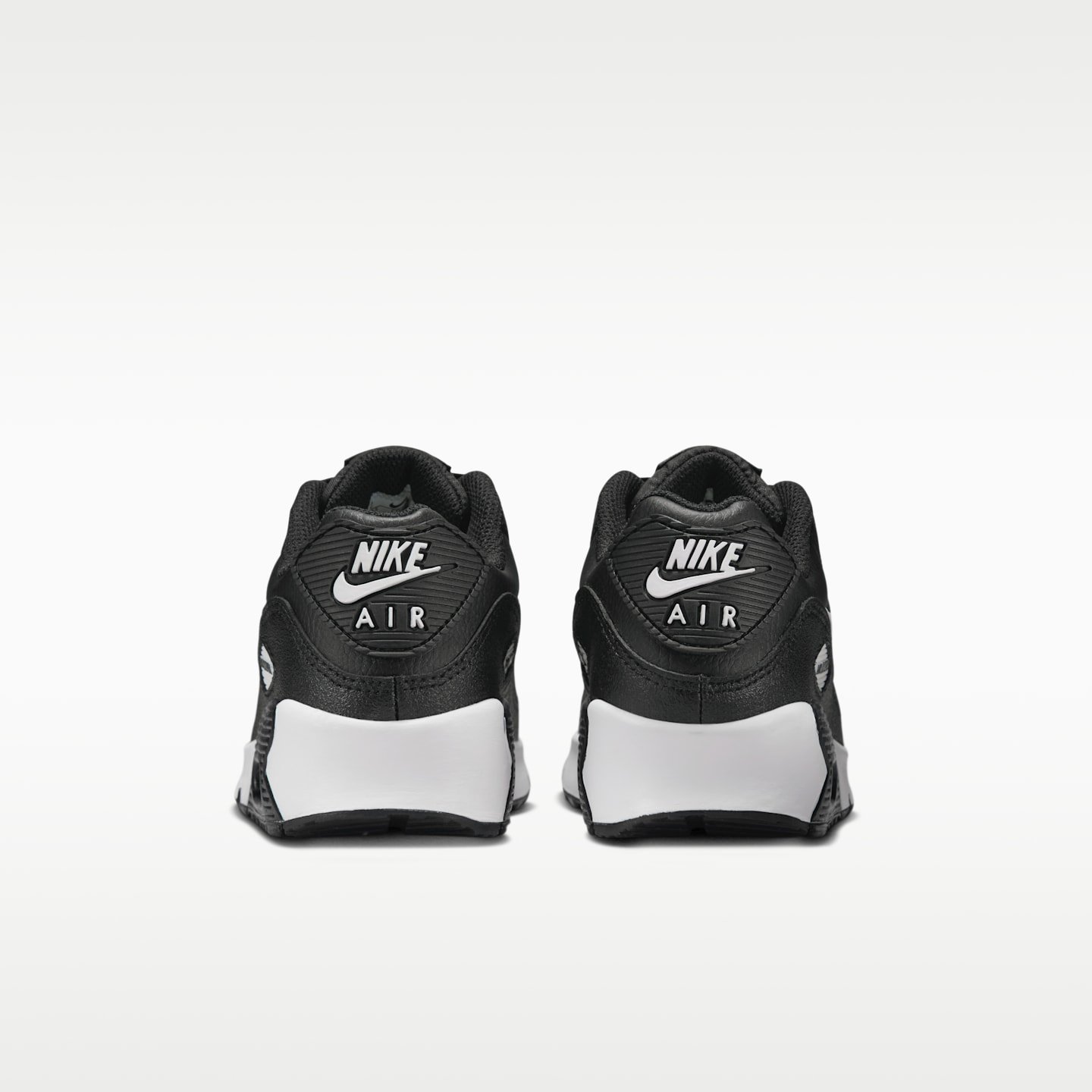Детские кроссовки Nike Air Max 90 Little Kids' Shoes, цвет: Чёрный / Белый, вариант 1 — фото 6