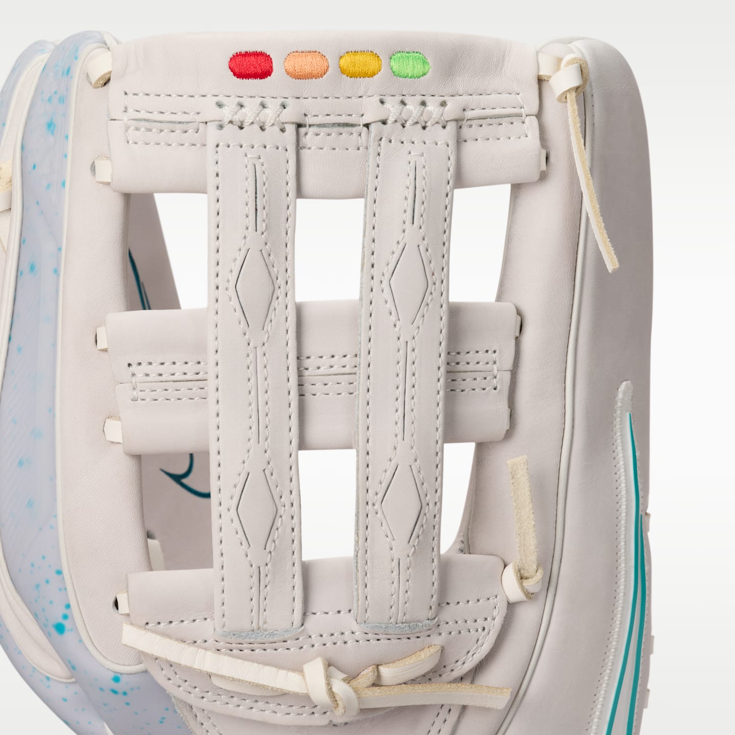 Бейсбольная перчатка Nike Vapor Elite Outfield H-Web для правши, цвет: Белый — фото 3