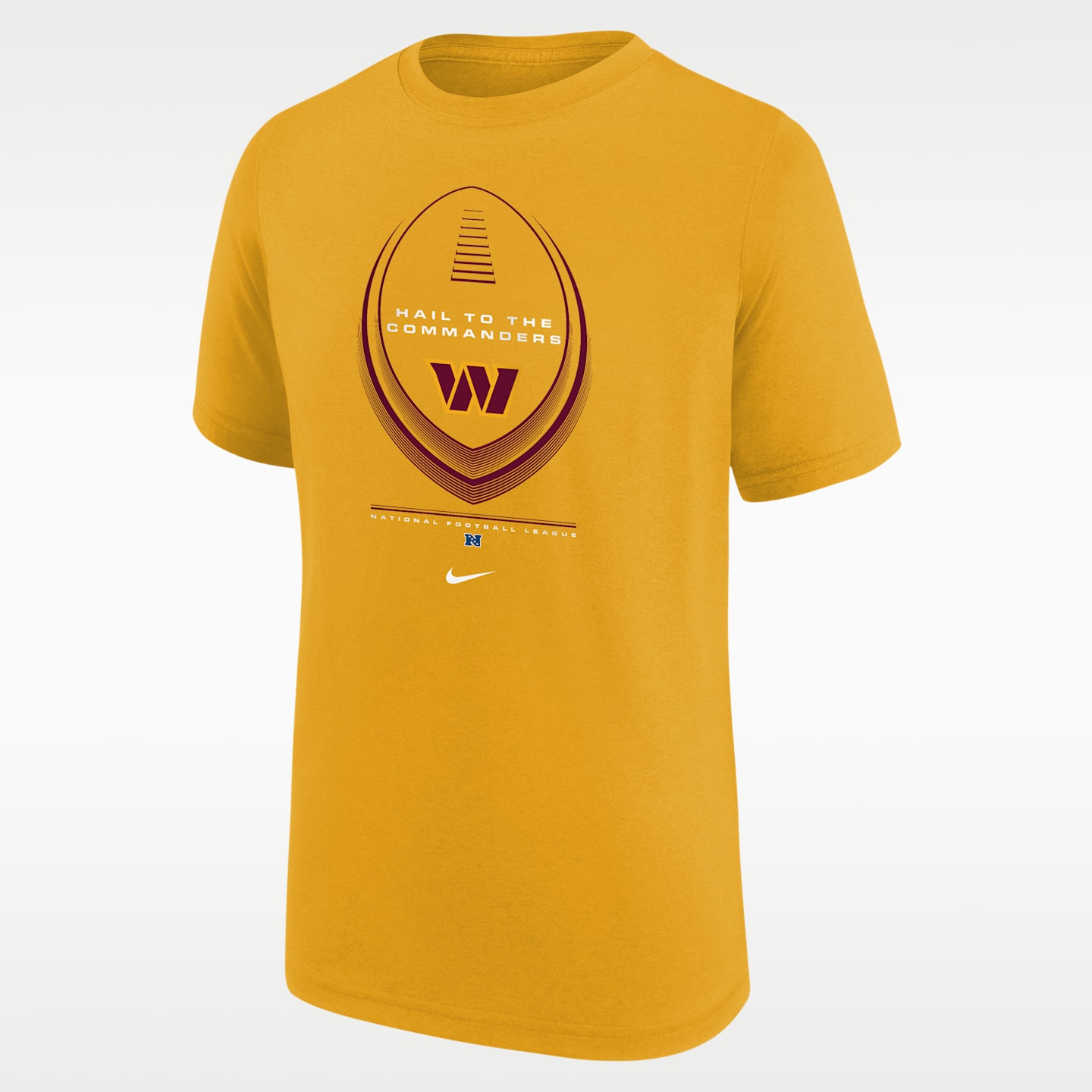 Детская футболка Nike Washington Commanders Legend Icon Dri-FIT NFL, цвет: Золотой — фото 1