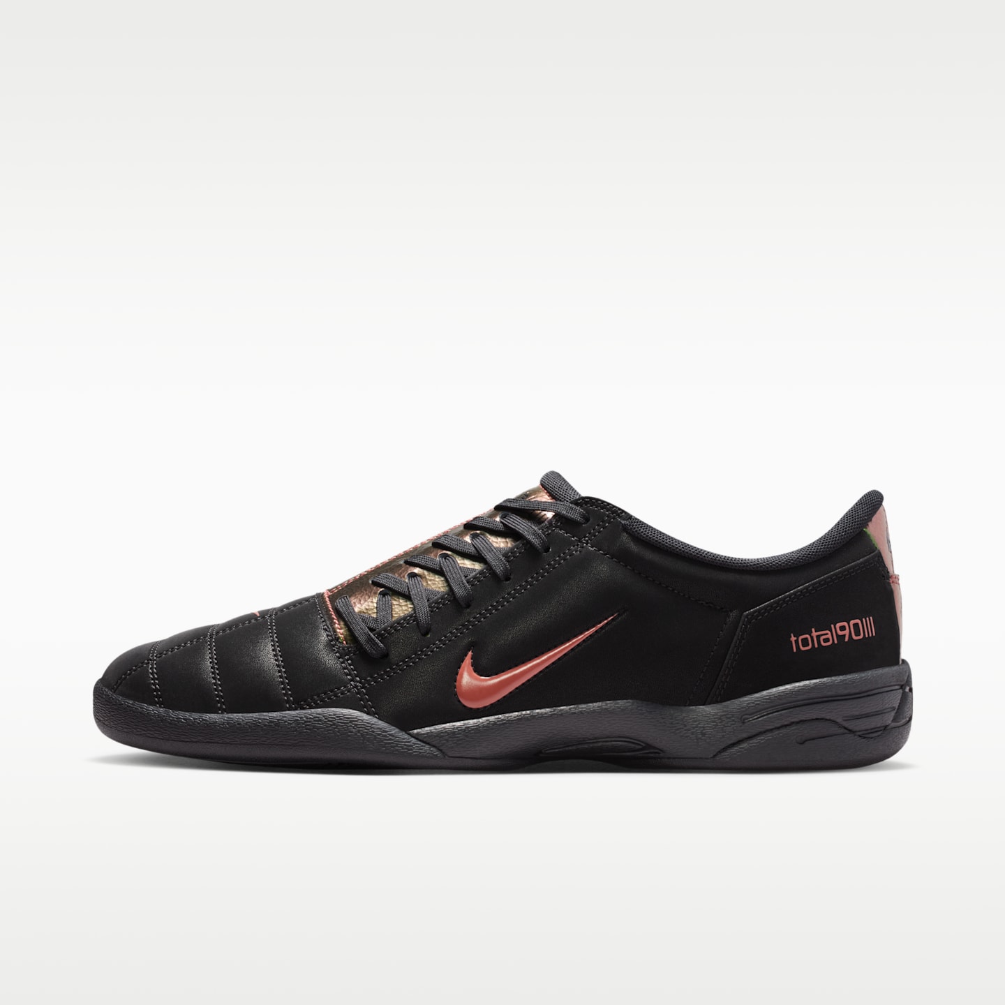 Мужские кроссовки Nike T90 SP, цвет: Чёрный / Красный сепия — фото 1