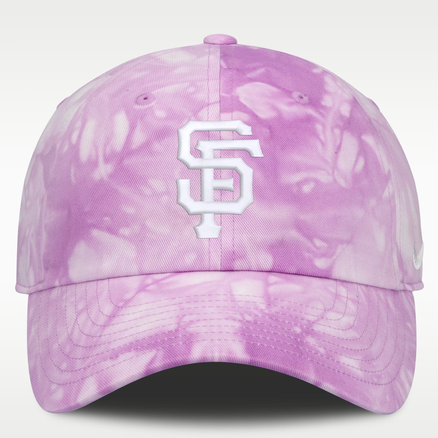 Женская регулируемая кепка Nike San Francisco Giants Club MLB, цвет: Розовый / Белый — фото 2