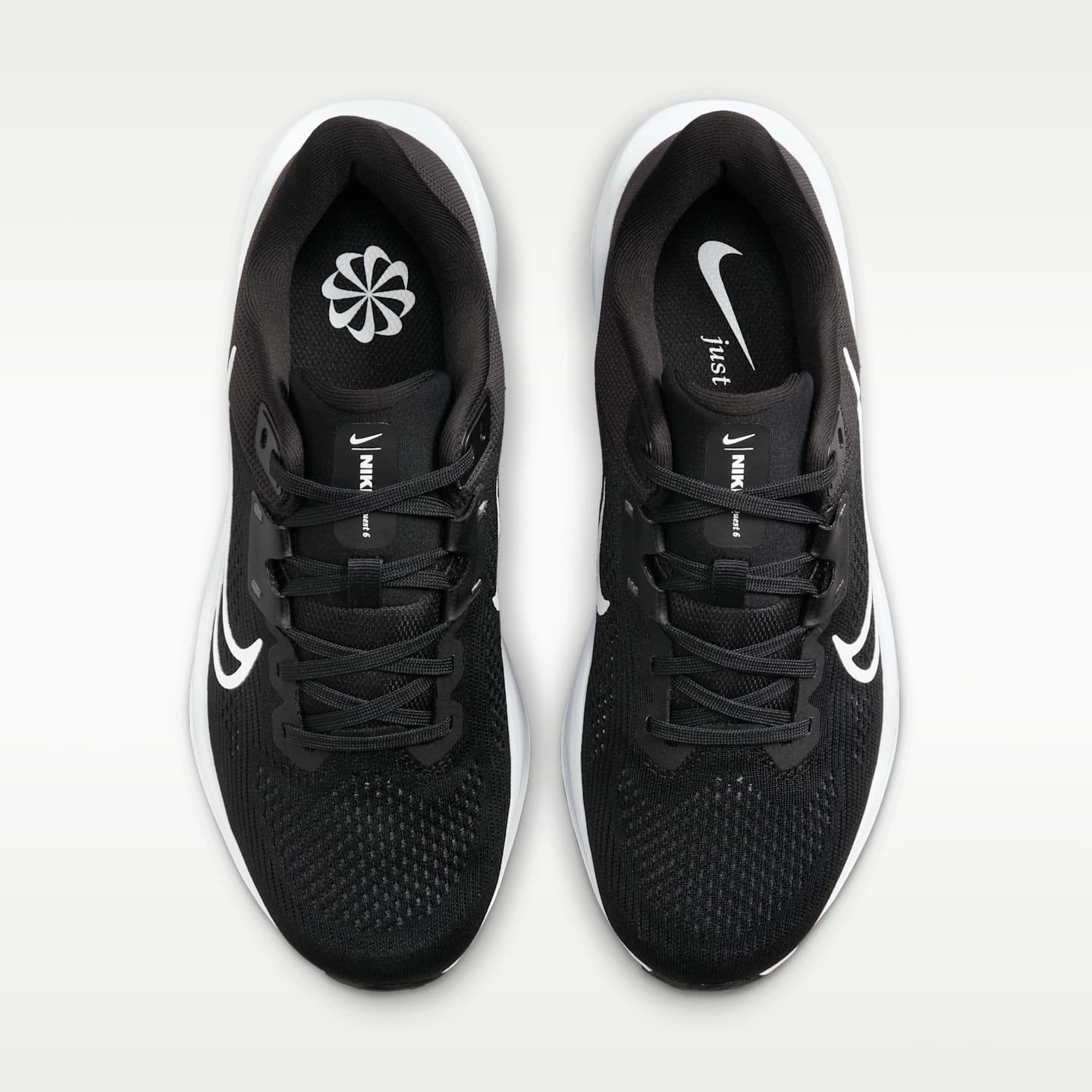 Женские кроссовки Nike Quest 6 Road Running, цвет: Чёрный / Железный серый — фото 4