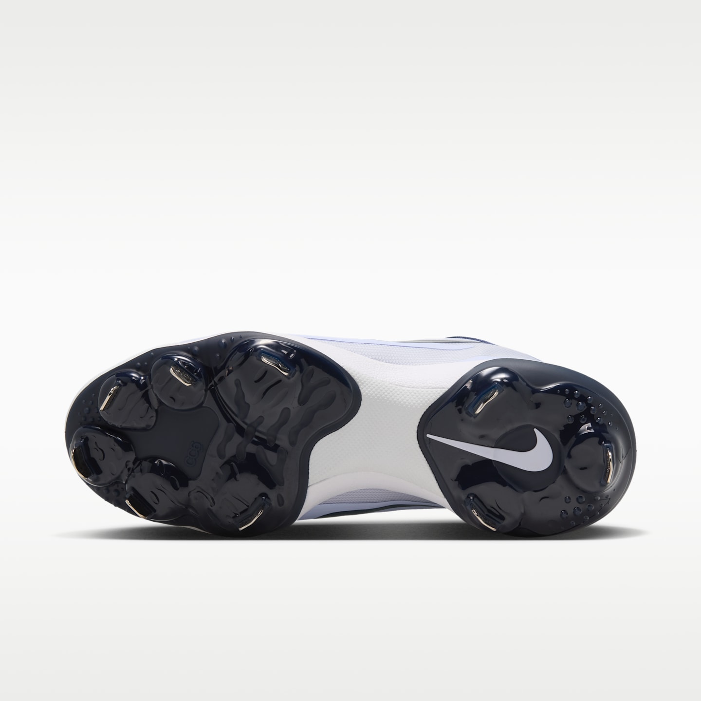 Женские бутсы Nike Diamond Standout MTL Softball, цвет: Фиолетовый / Тёмно-синий — фото 2