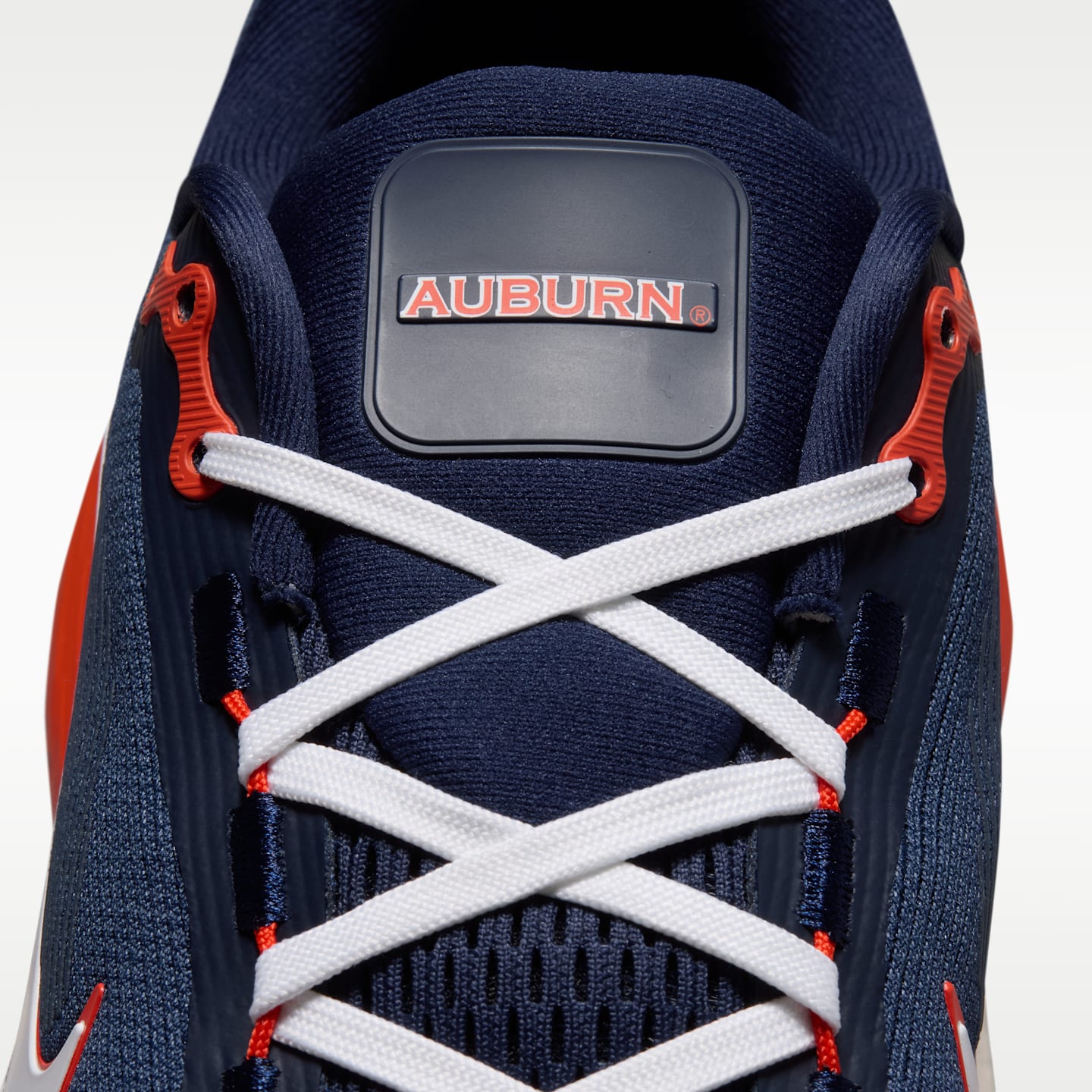 Мужские кроссовки Nike College Vomero 18 (Auburn) Road Running, цвет: Тёмно-синий / Оранжевый — фото 9