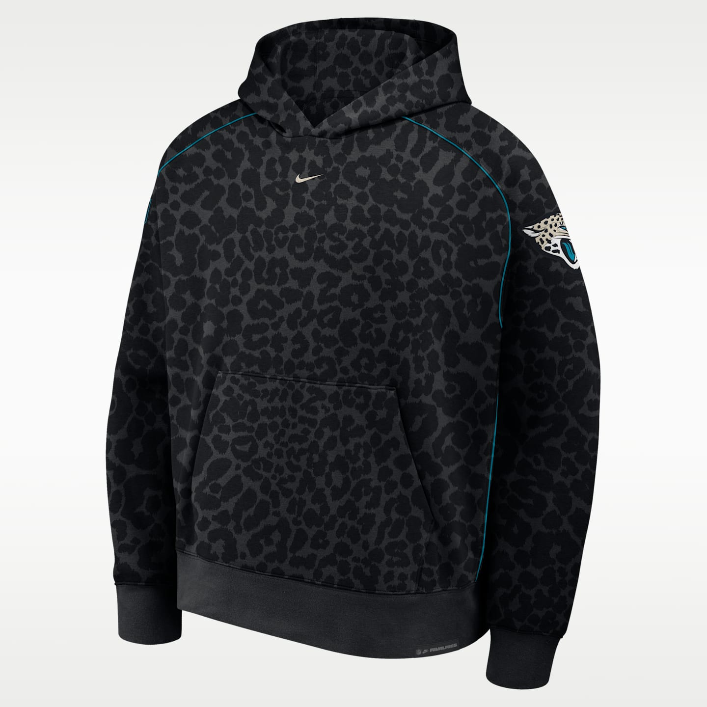 Мужское худи Nike Jacksonville Jaguars Rivalries Collection Air NFL Pullover, цвет: Чёрный — фото 1
