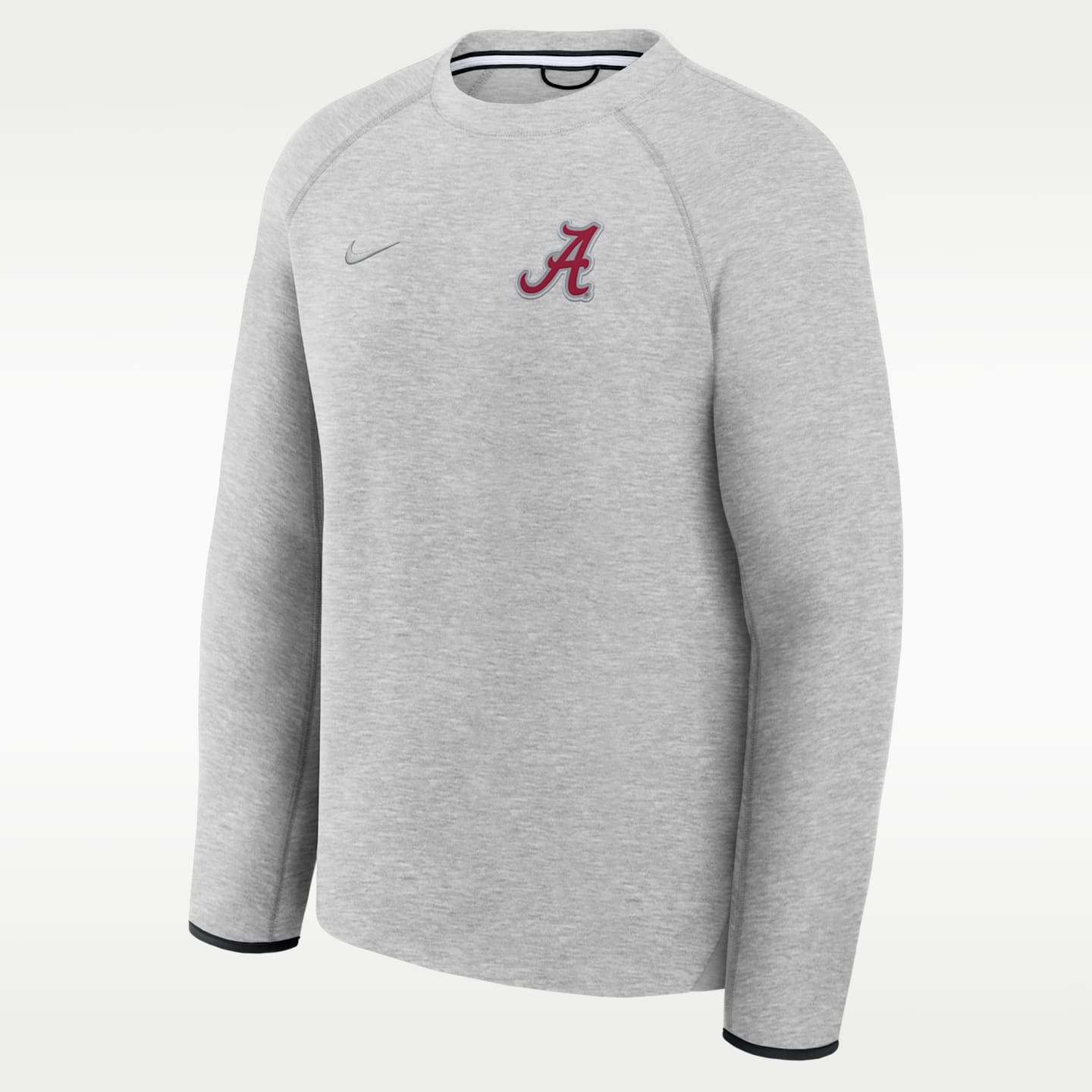 Мужской флисовый свитшот Nike Alabama Tech Fleece College, цвет: Серый — фото 1