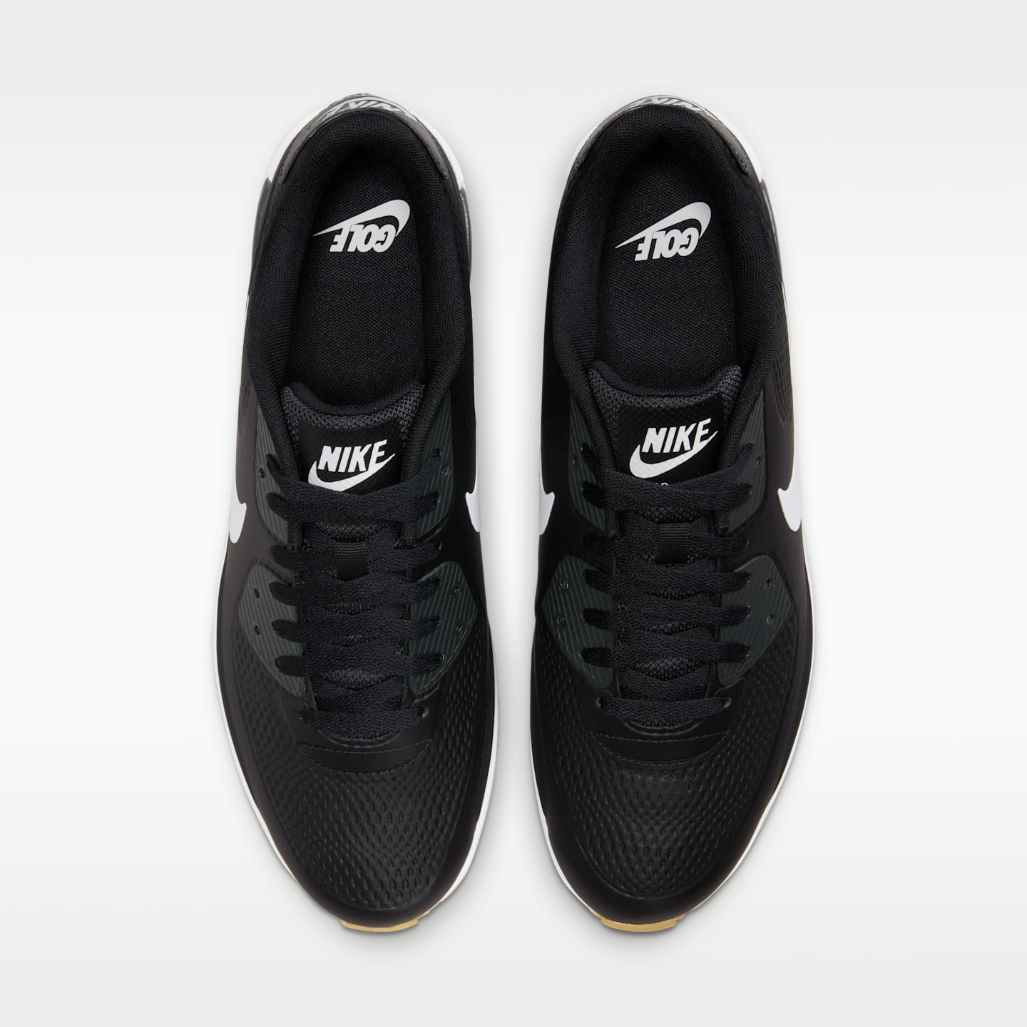 Женские кроссовки Nike Air Max 90 G Golf Shoes, цвет: Чёрный / Белый — фото 4