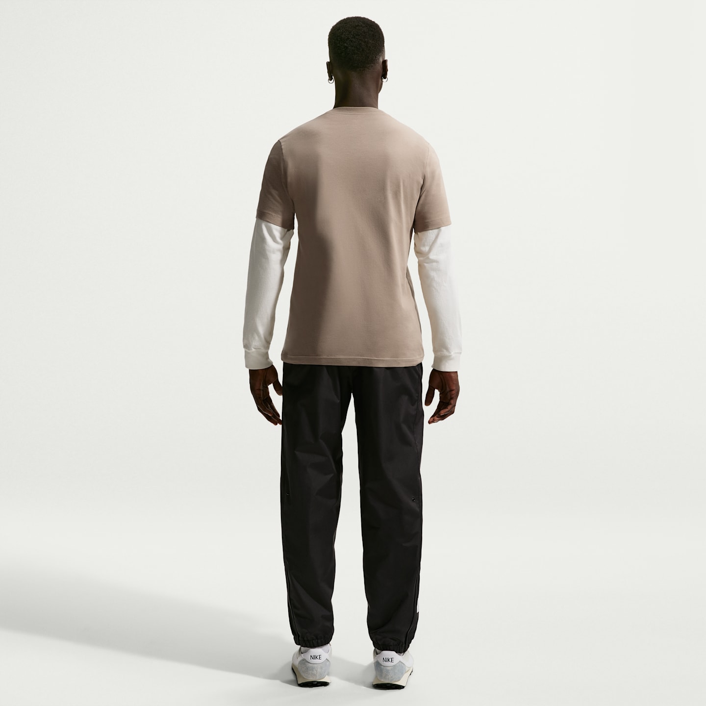 Мужская футболка Nike Sportswear, цвет: Хаки — фото 5