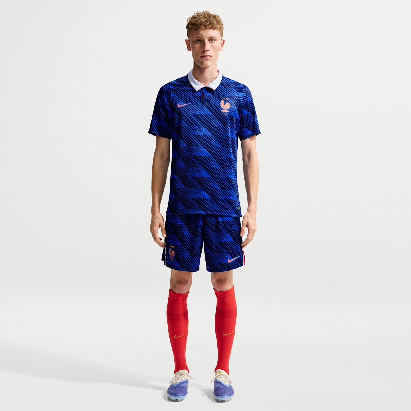 Мужские футбольные шорты Nike FFF 2026 Match Home Aero-FIT Authentic, цвет: Королевский синий / Синий — фото 1