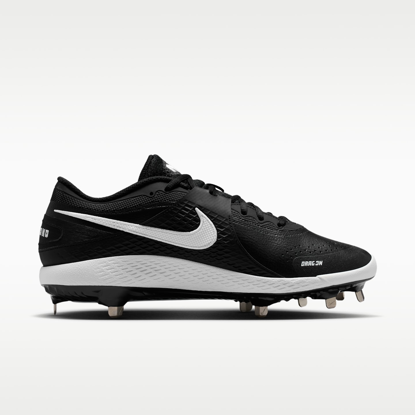 Женские кроссовки Nike Diamond Gamer MTL Baseball, цвет: Чёрный / Белый — фото 3